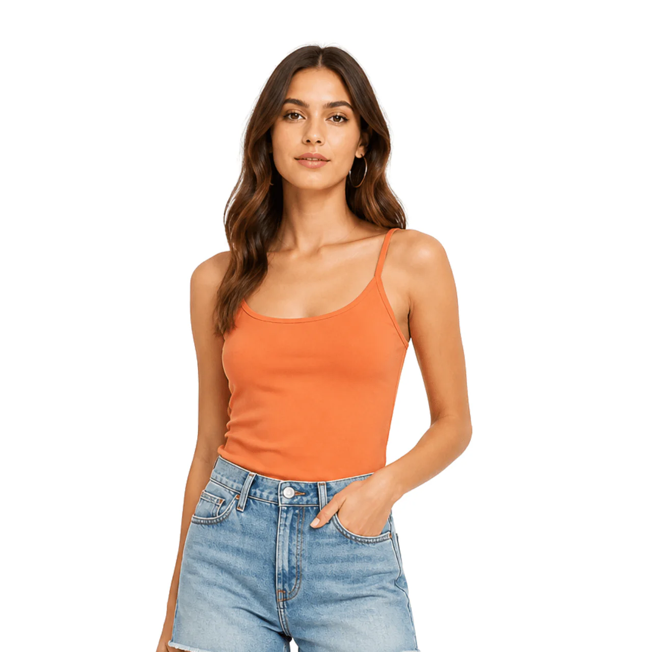 Essential Ribbed Camisole Tank - Image 7