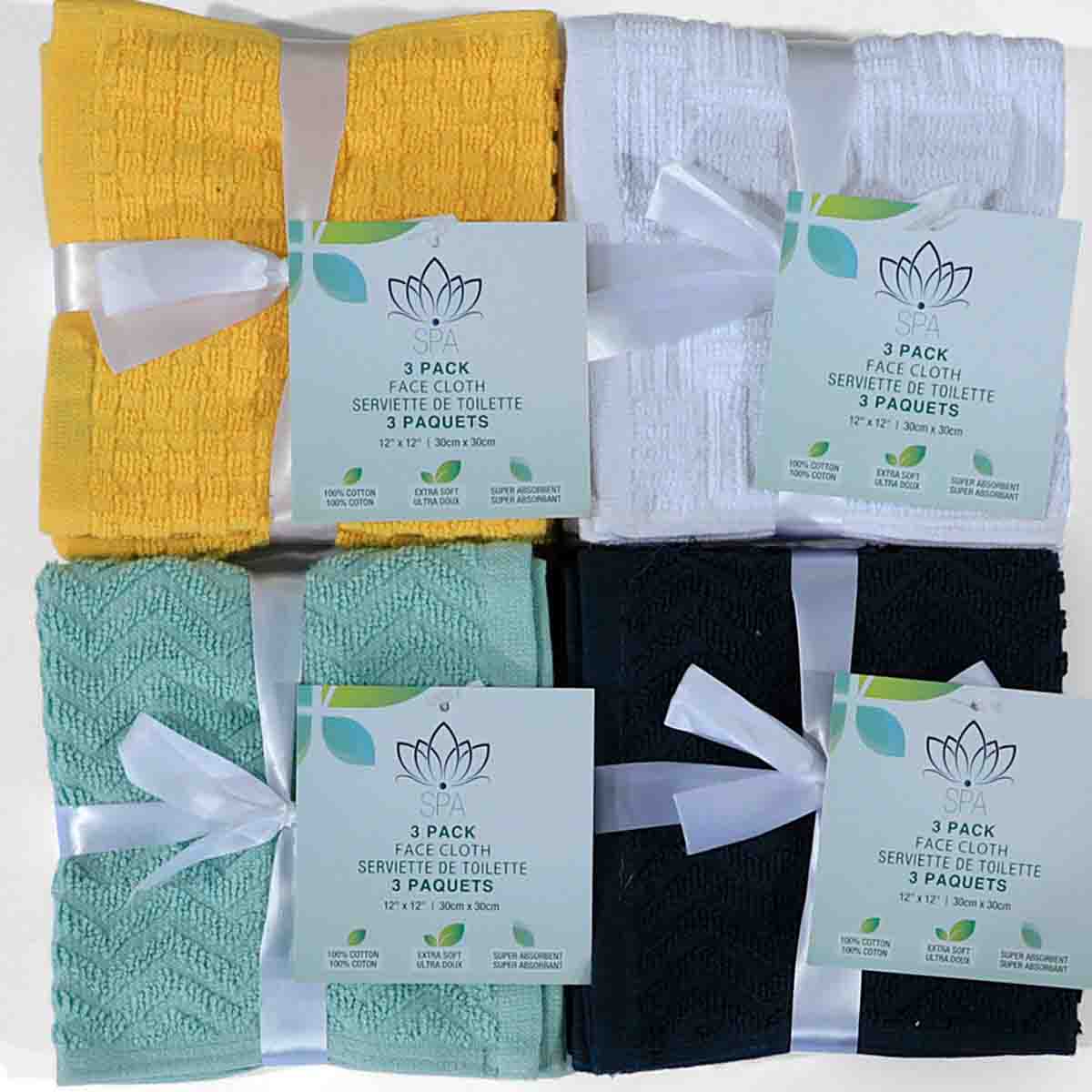 Face Cloth 3 pack