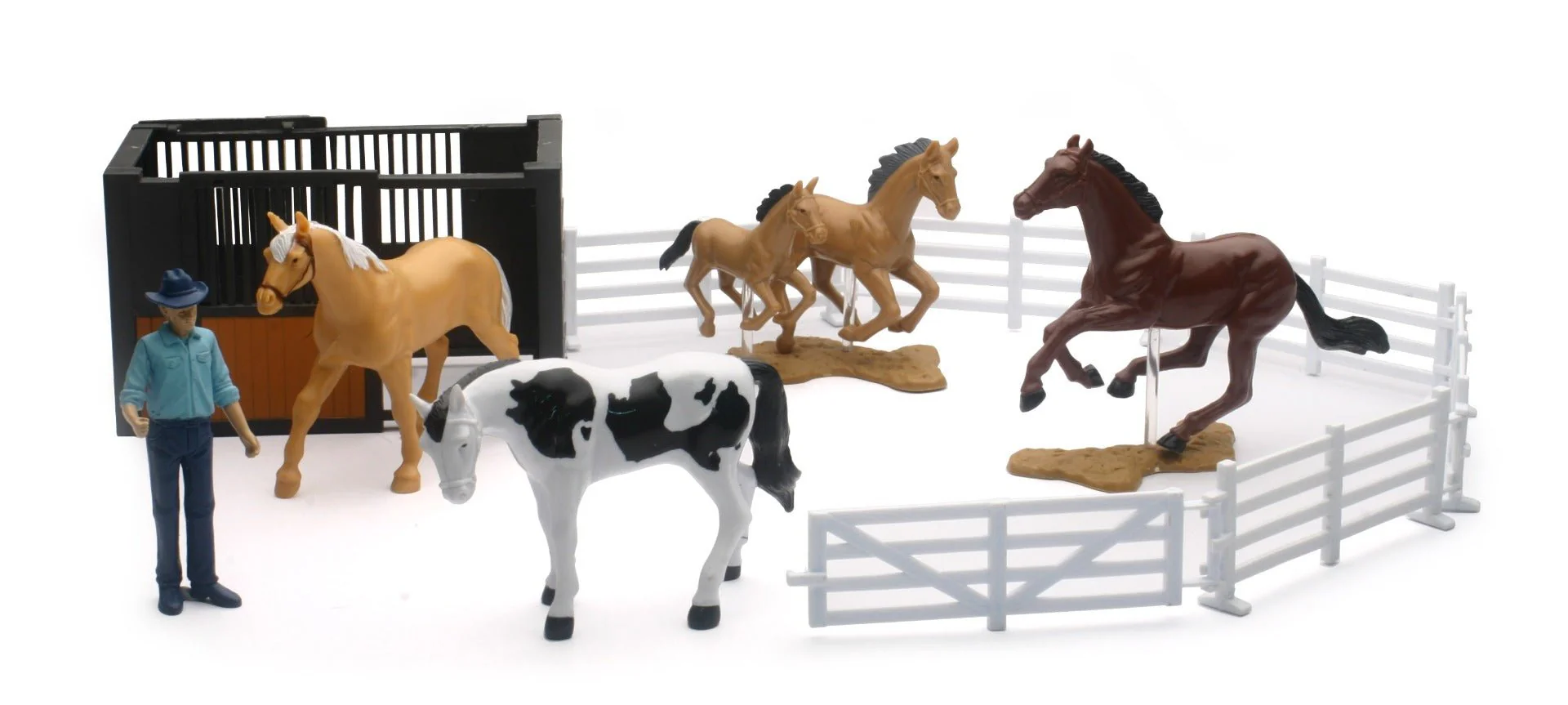 Valley Ranch Horse Playset 3 Style(Abc) - Image 5
