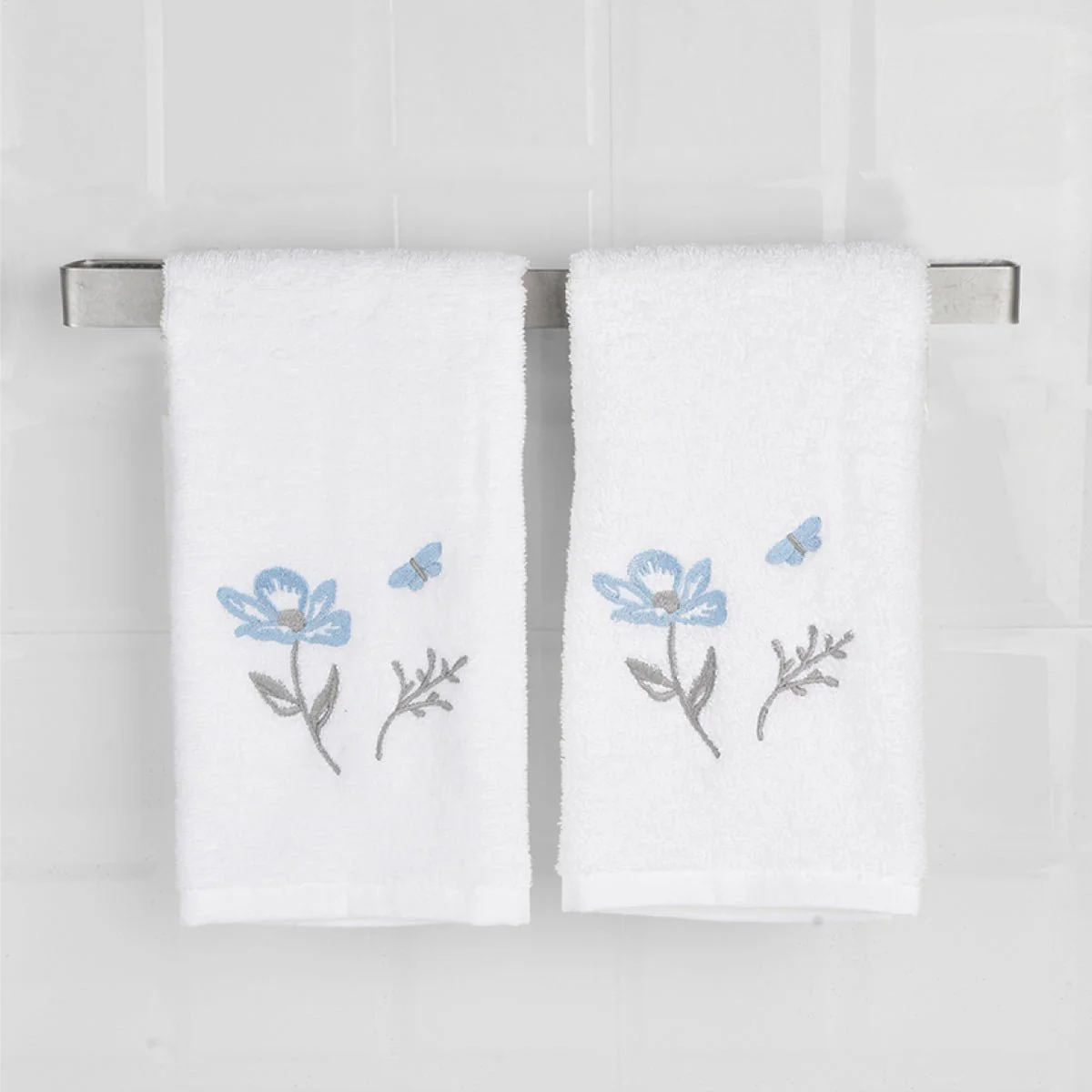 Florance - Shower 2pk Hand Towel 16x20 White
