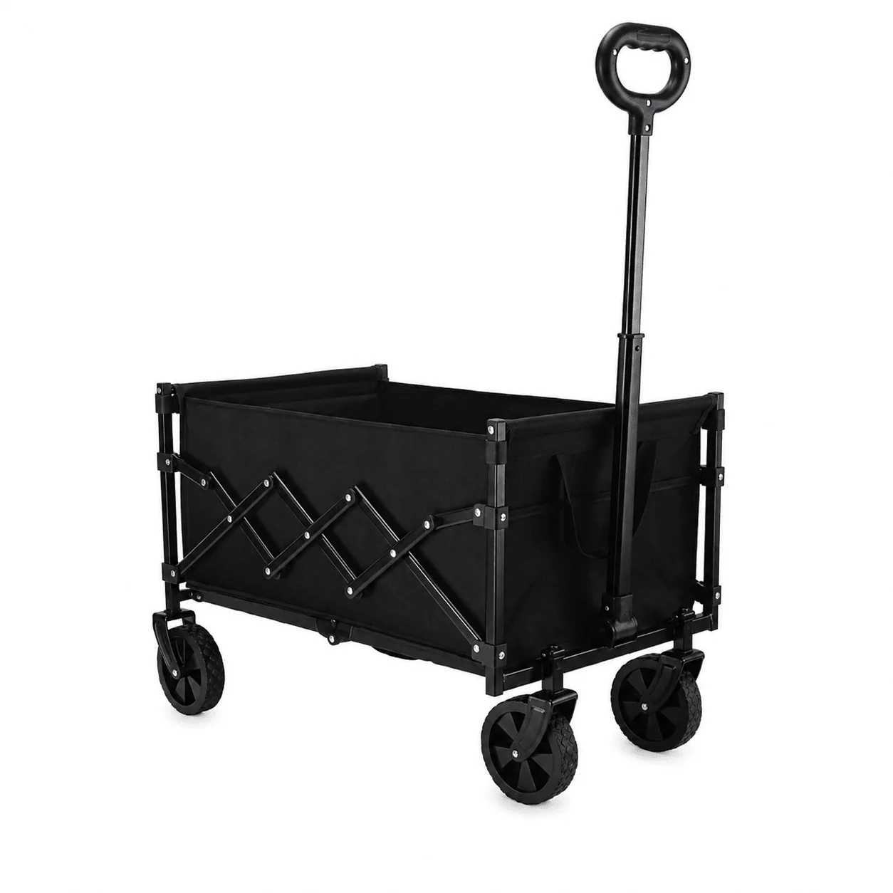 Folding Wagon Cart – Steel Frame – 70 x 45 x 90 cm - Image 2