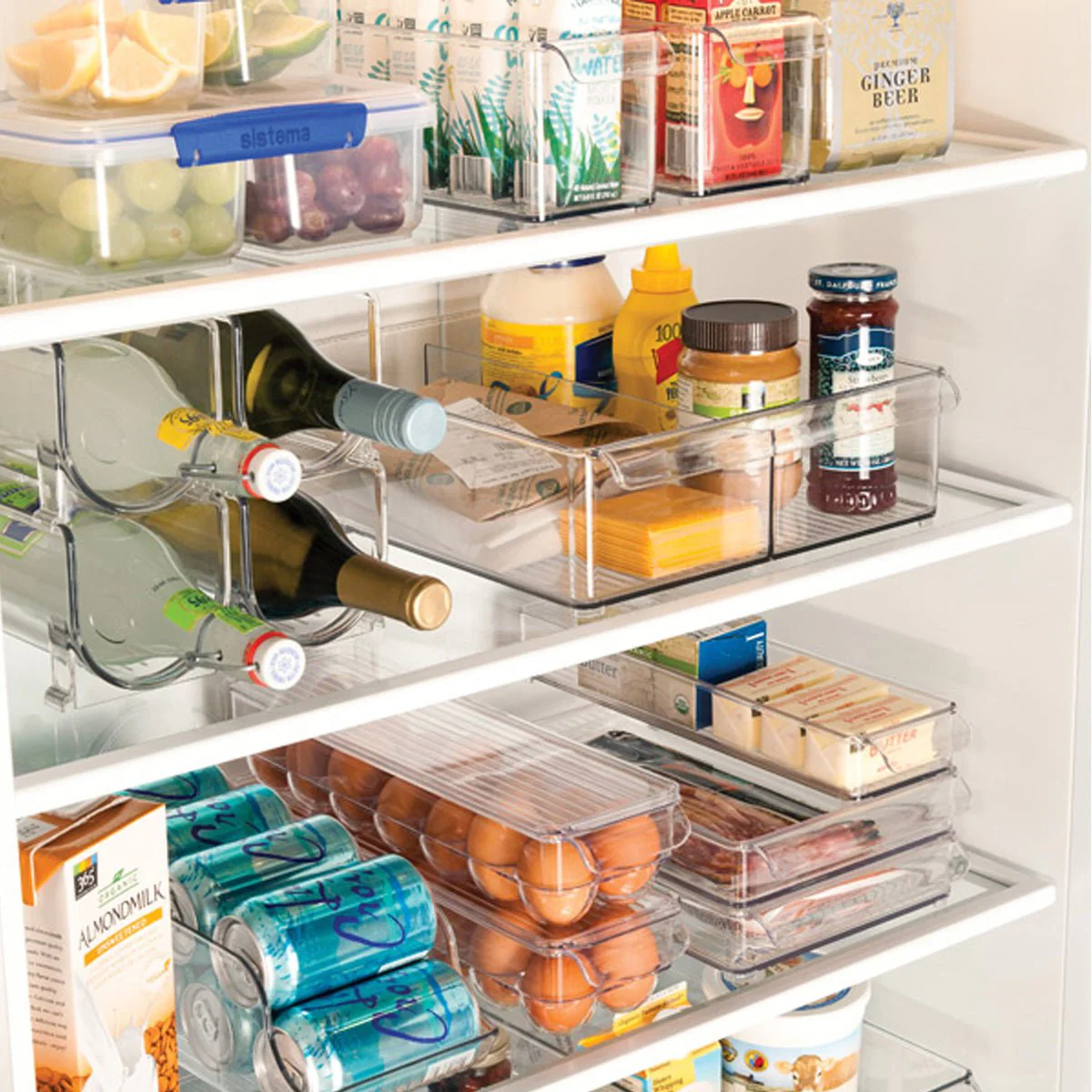 Fridge Organizer Bin | 31.5 x 16 x 9 cm - Image 2