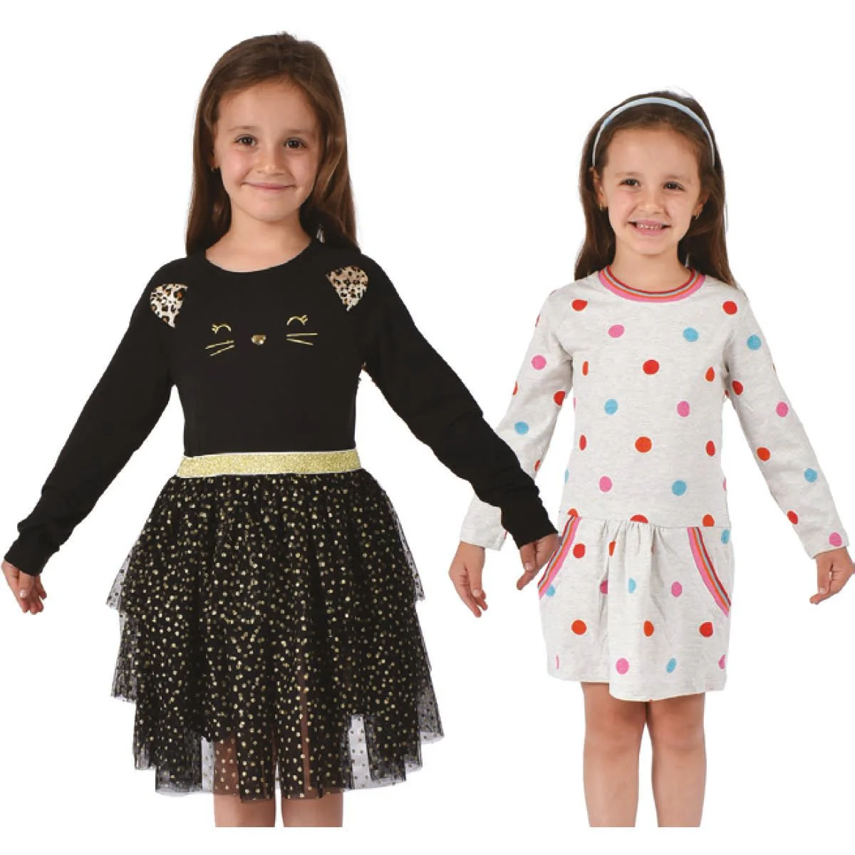 Girls Long Sleeve Dress 2-6