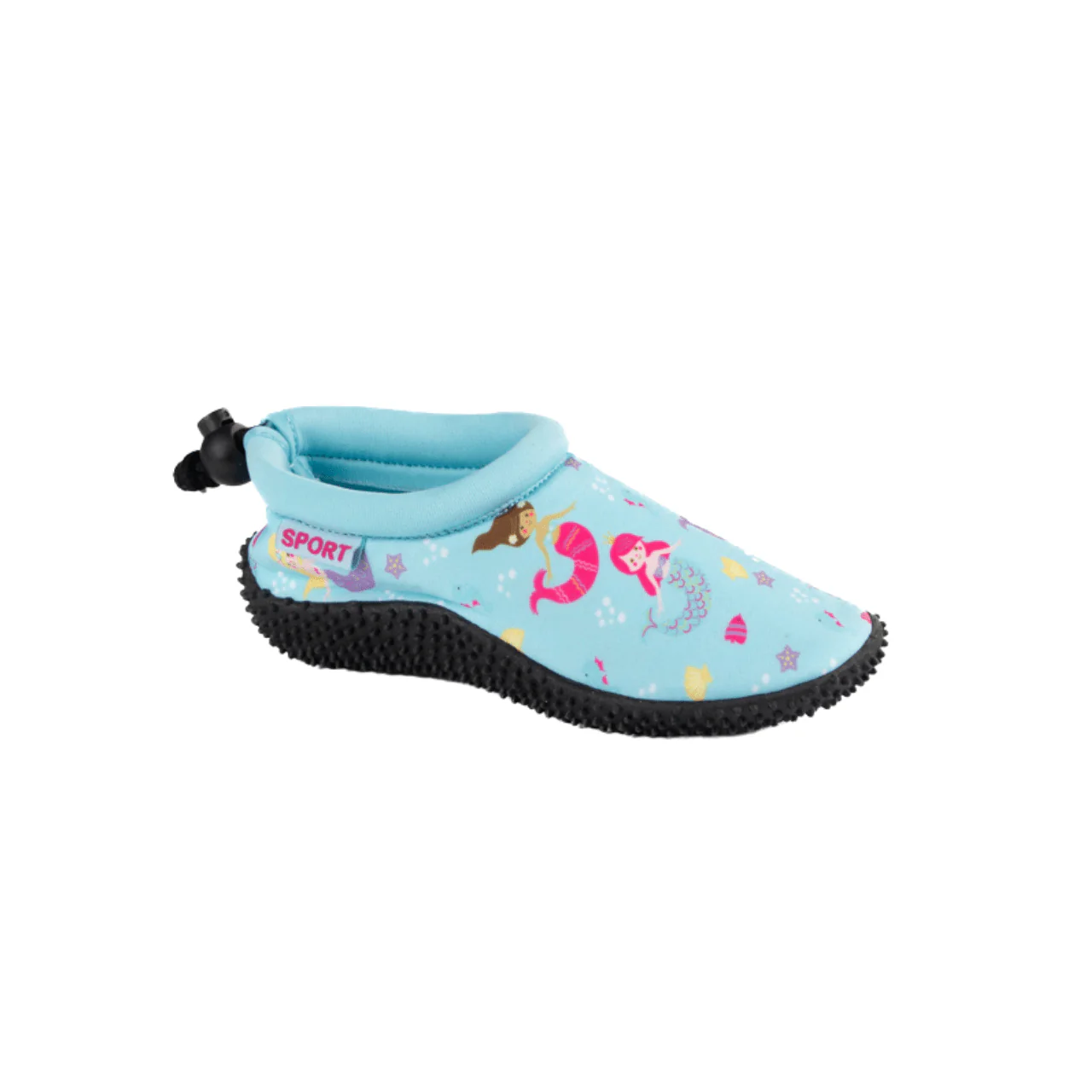 Girls’ Mermaid Print Aqua Shoes