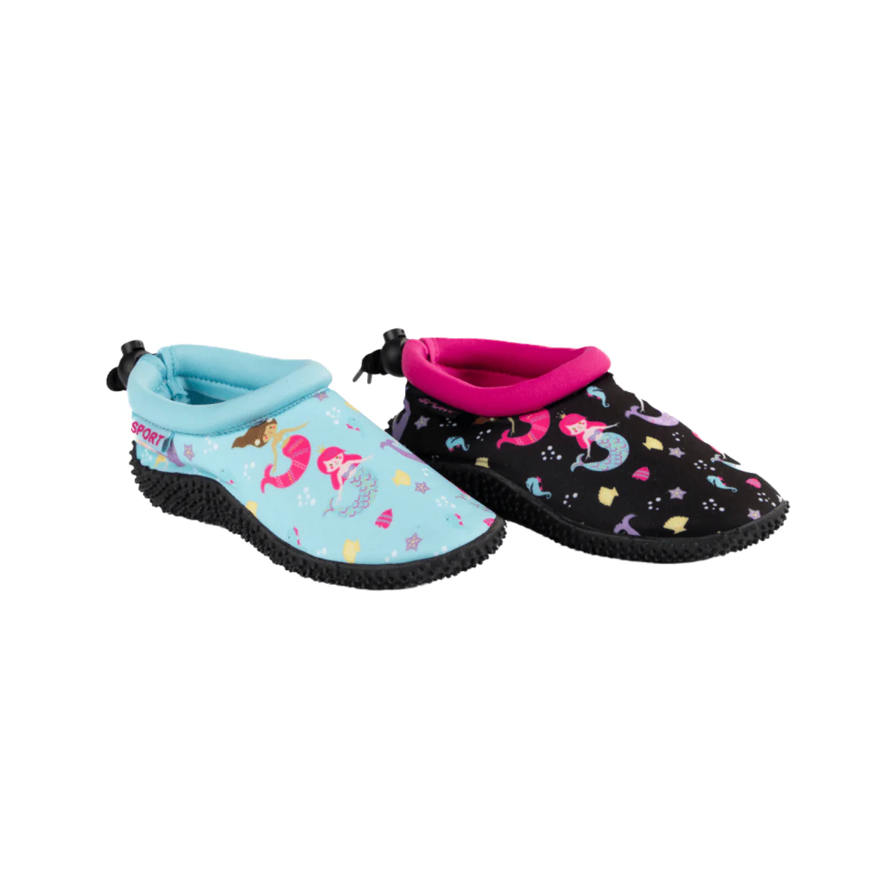 Girls’ Mermaid Print Aqua Shoes - Image 3