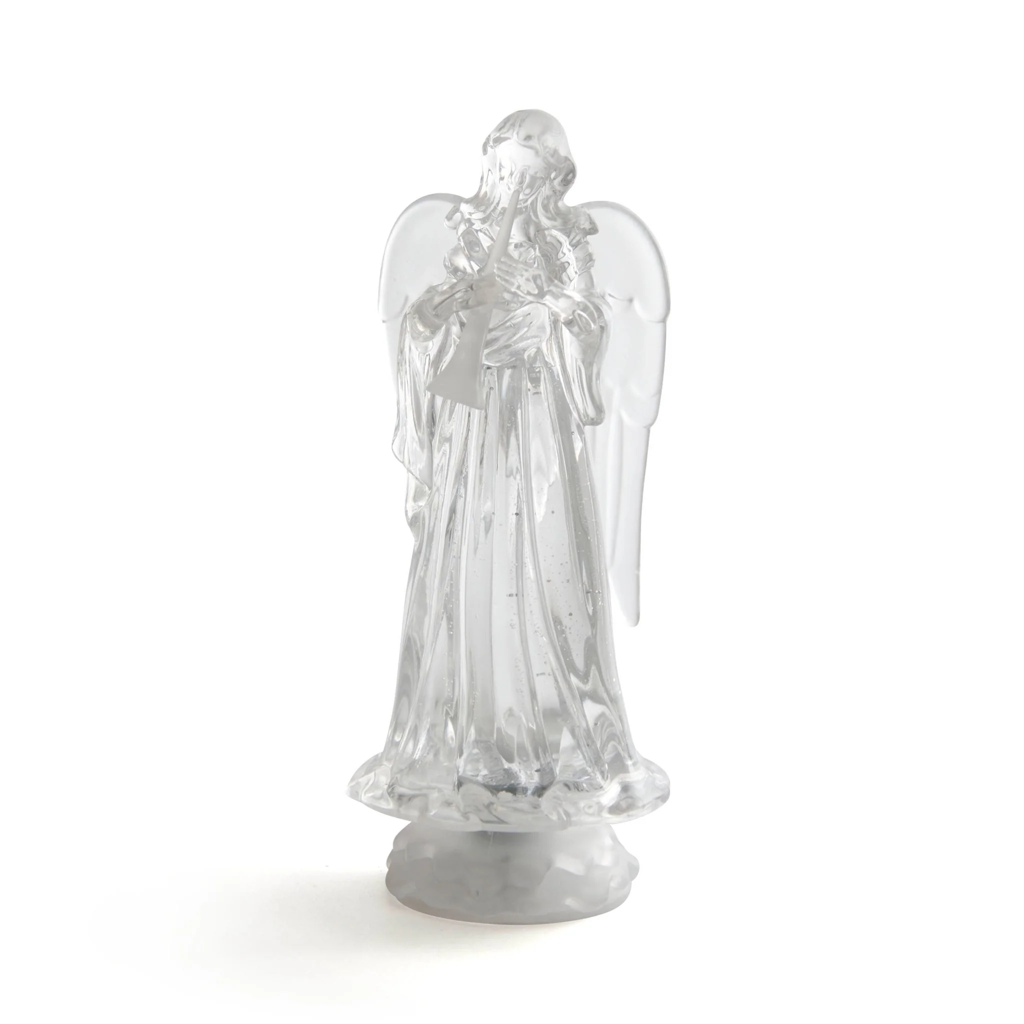 Glitter LED Angel with Trumpet - Image 4