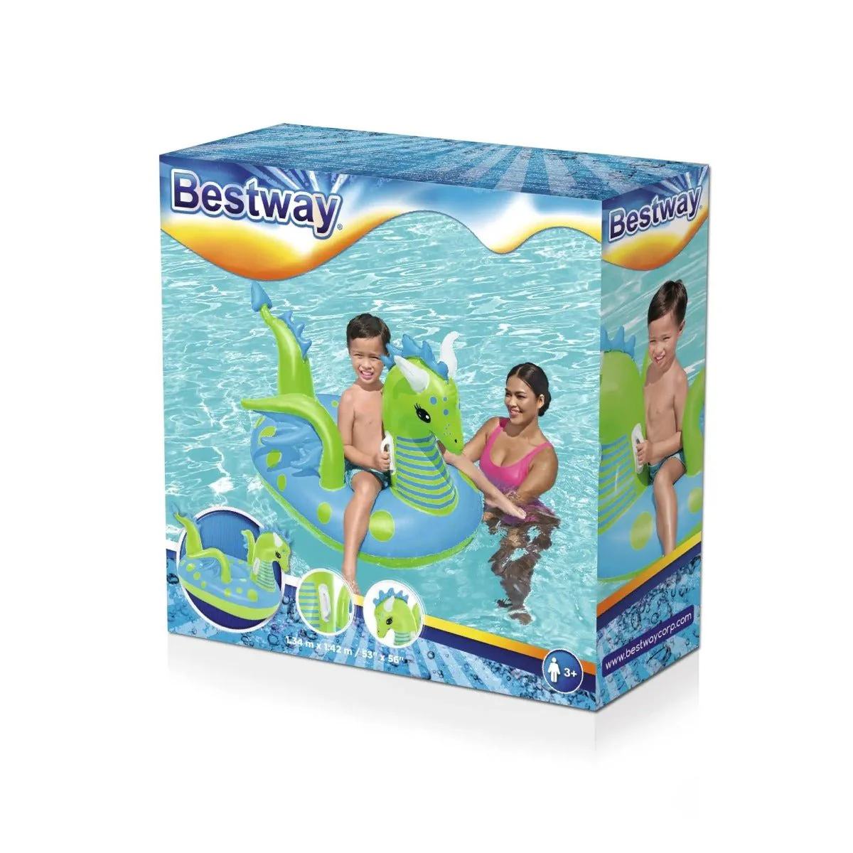 H2OGO! Fantasy Dragon - Kids Ride-On Pool Float - Image 4
