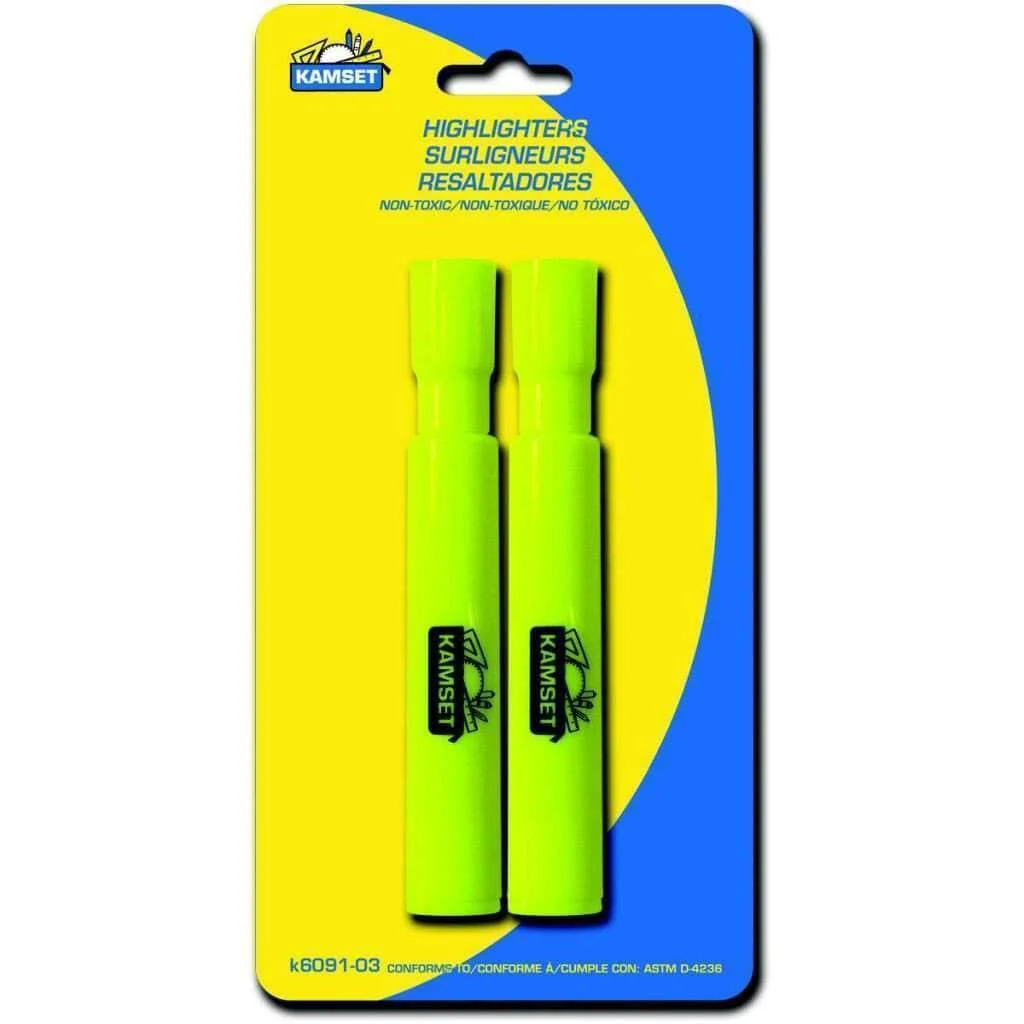 Highlighters 2 Yellow
