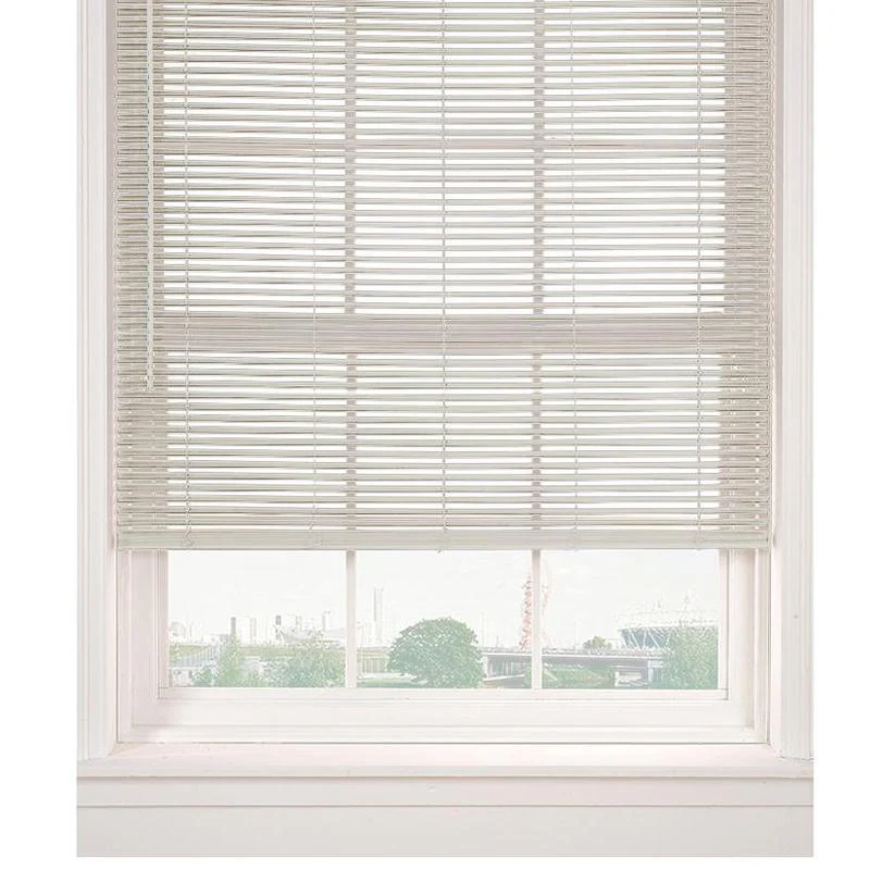 Horizontal Cordless PVC Mini Blinds | White - Image 3