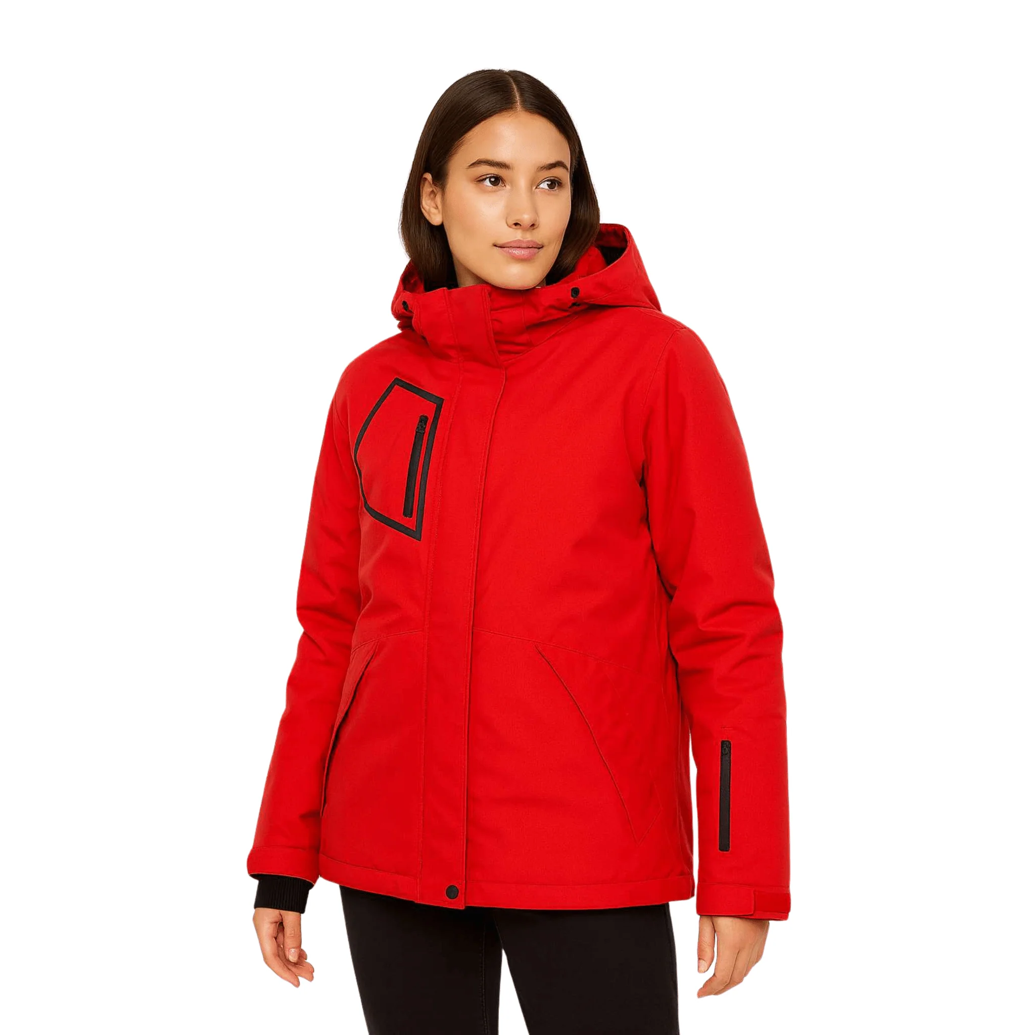Insulated Winter Jacket with Hood - Image 2