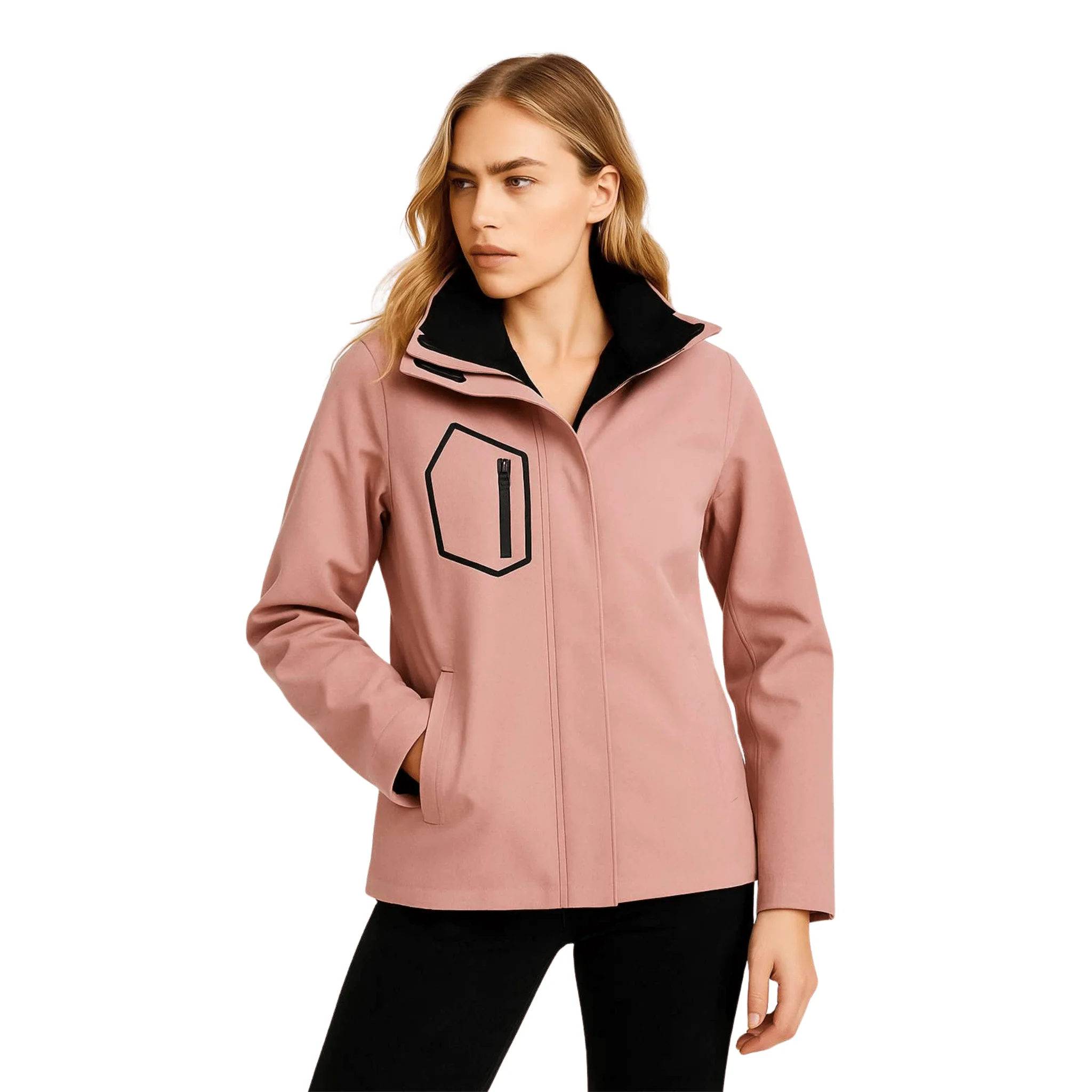 Insulated Winter Jacket with Hood - Image 3