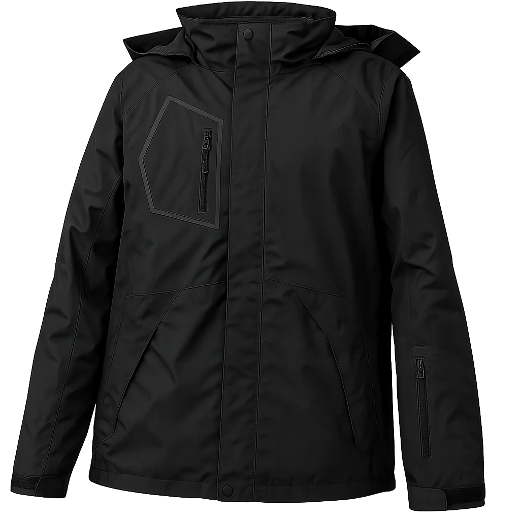 Insulated Winter Jacket with Hood - Image 4