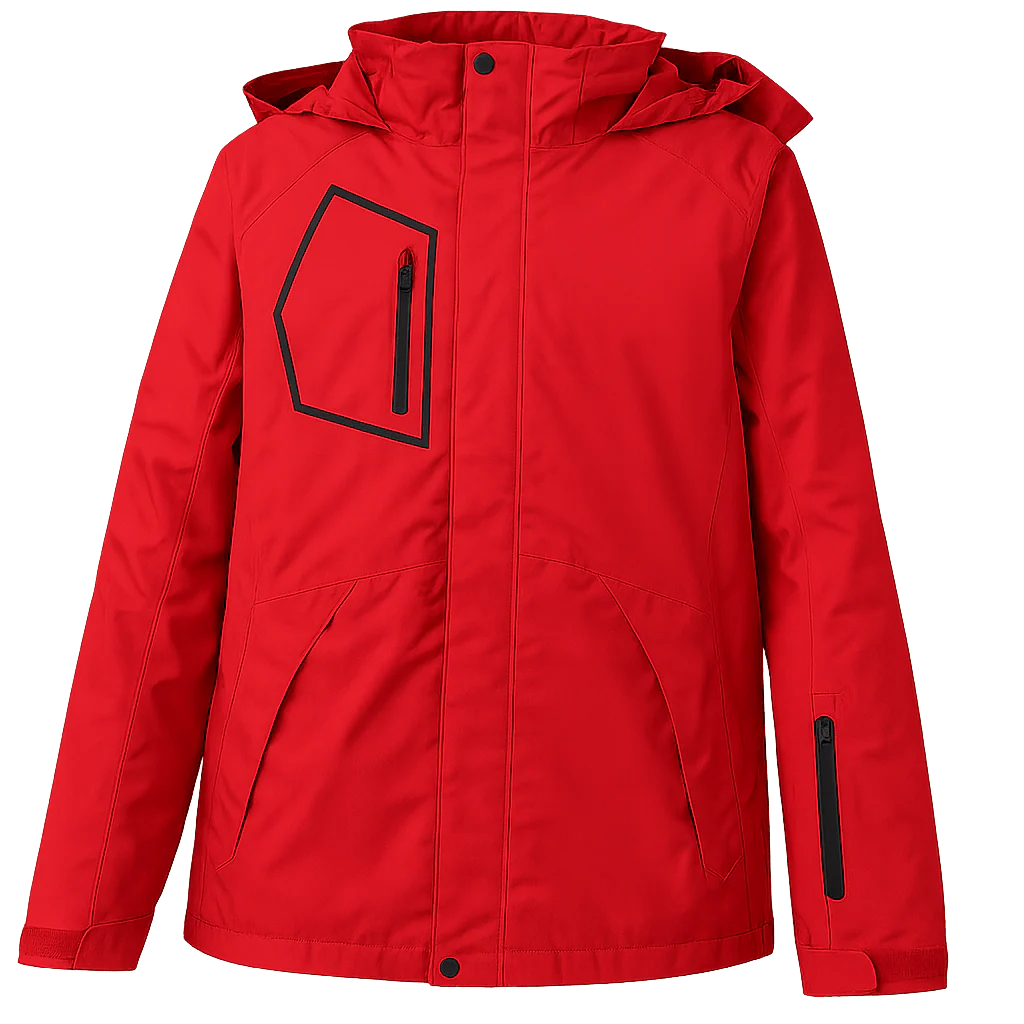 Insulated Winter Jacket with Hood - Image 5