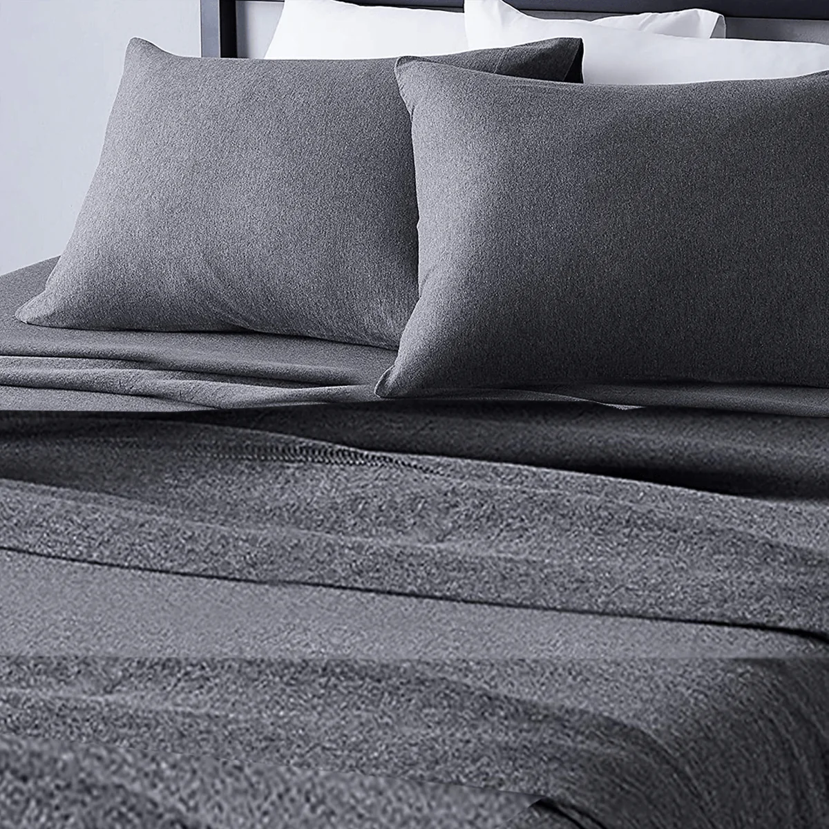 Jersey Knit Solid Sheet Set - Image 2