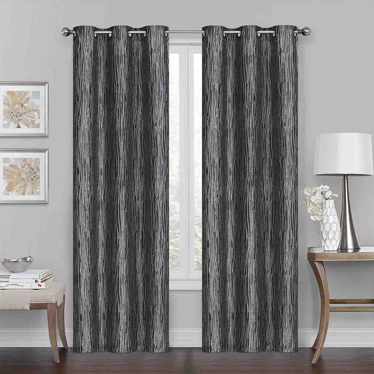 JOLIETTE Set of 2 Jacquard Grommet Panels - Image 3