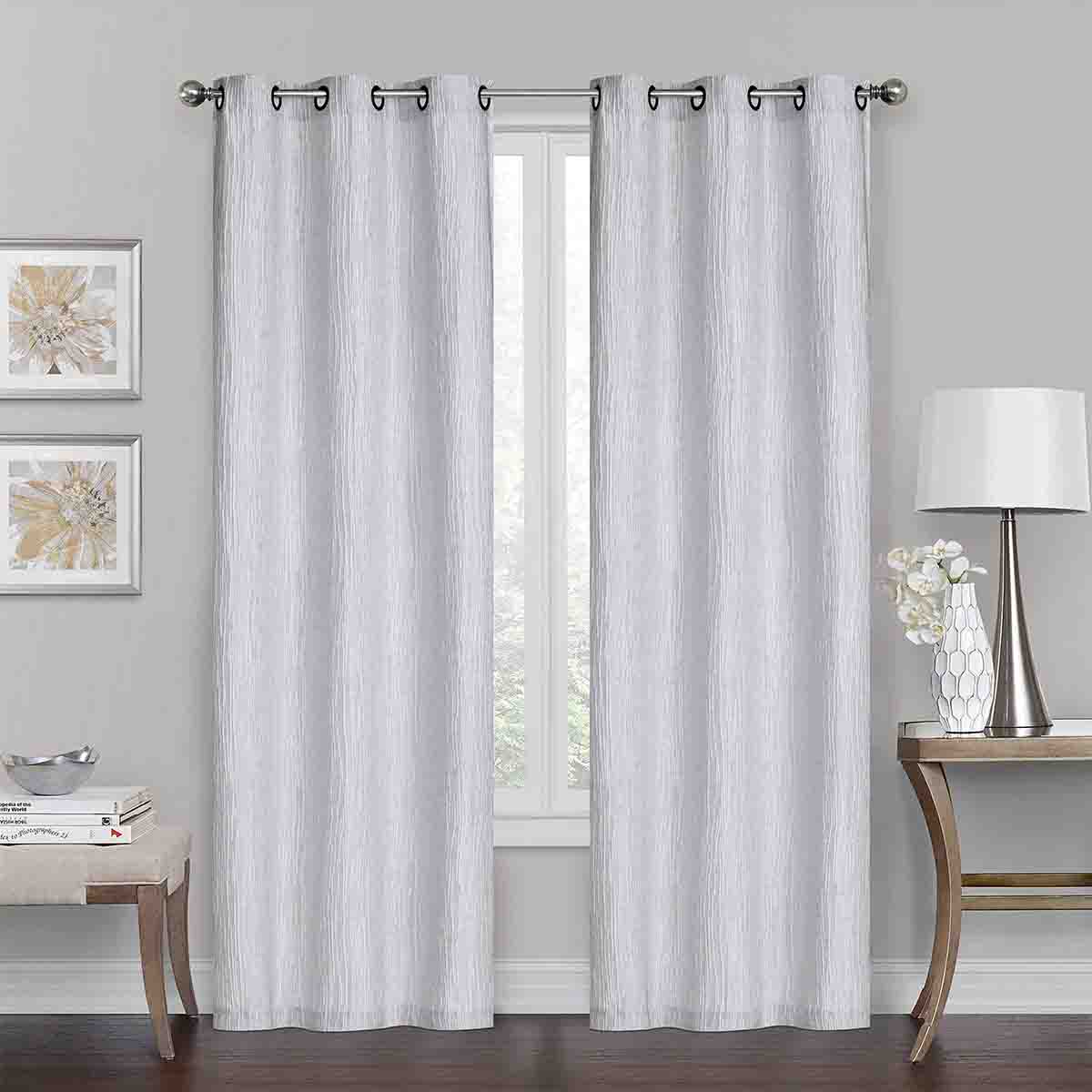 JOLIETTE Set of 2 Jacquard Grommet Panels - Image 5