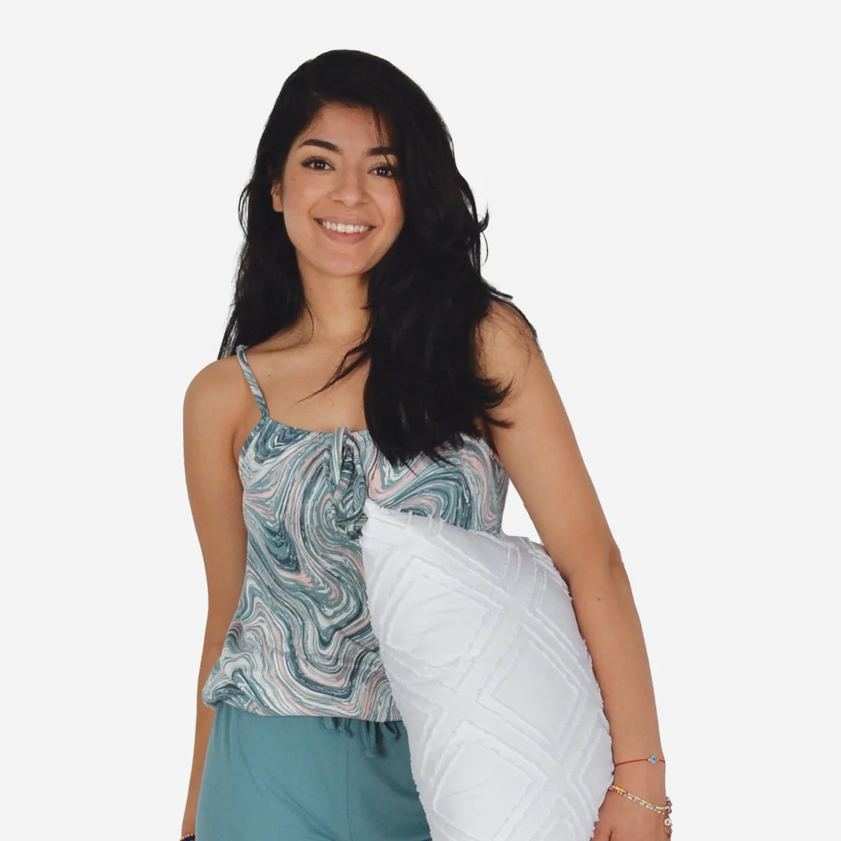Kayla Yummy Sleepwear - Marble Print Cami - Image 2