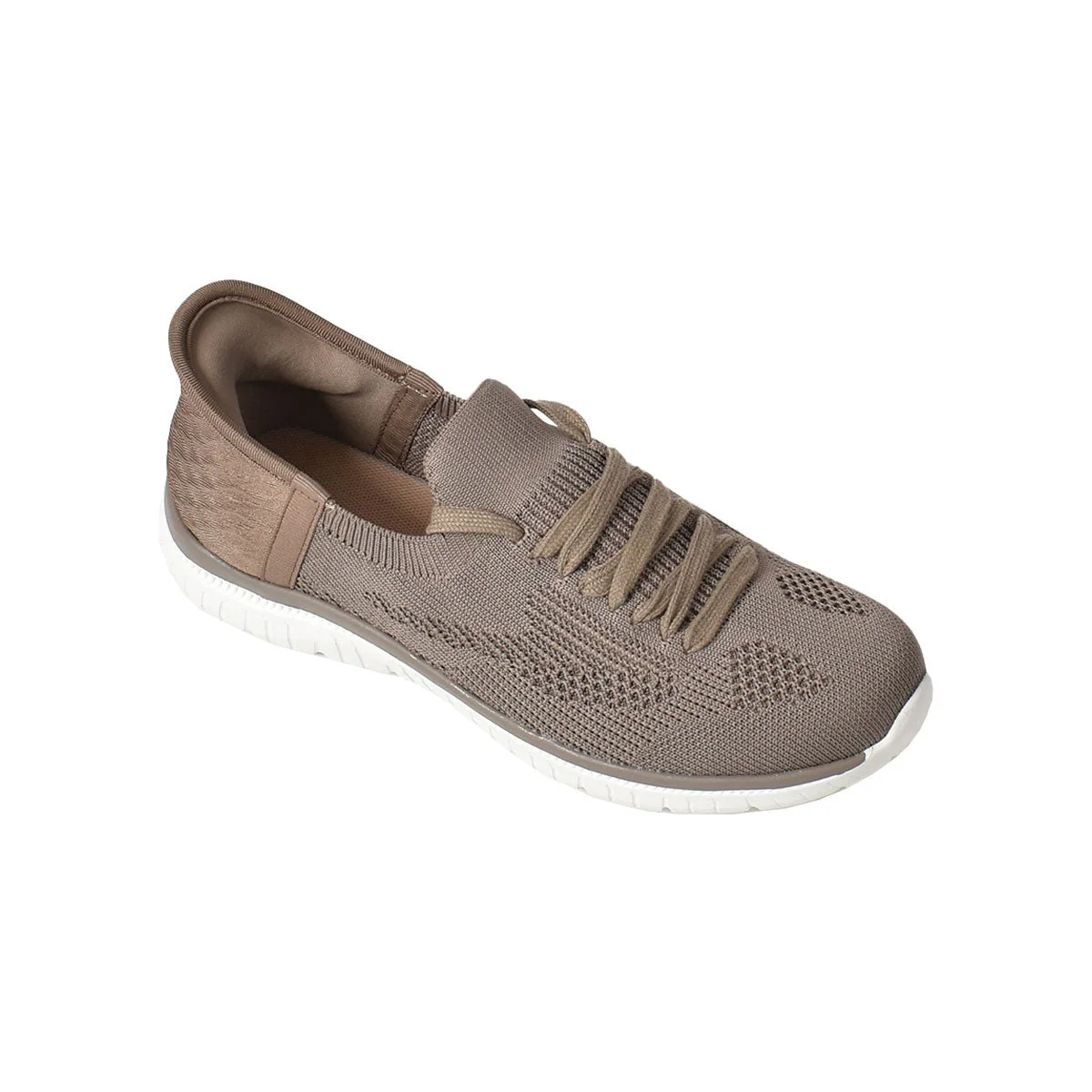 Ladies Flyknit Slip On Shoes With Core Ceme - Image 4