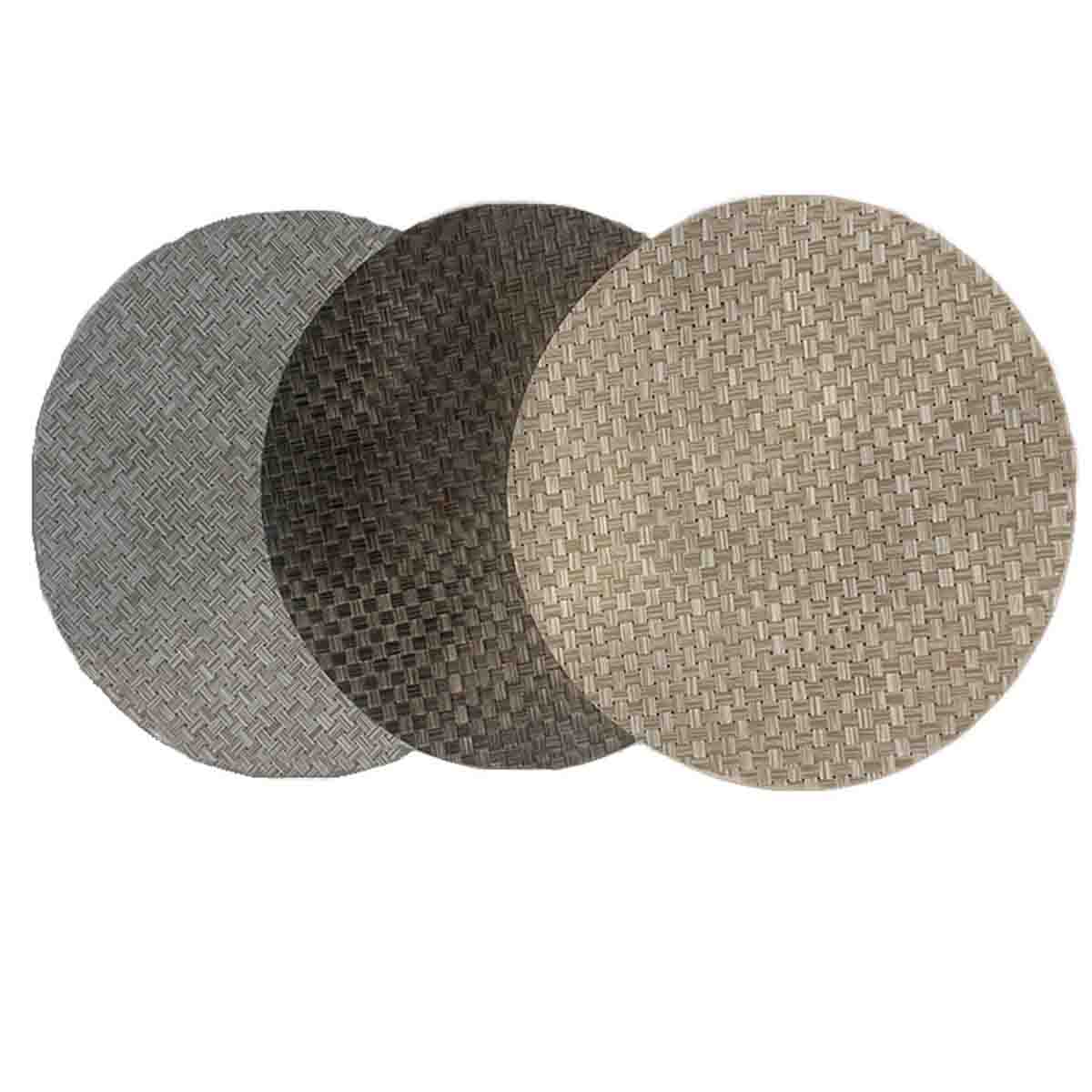 Lauren Taylor - 4 PK Textilene Round Placemats - Image 3