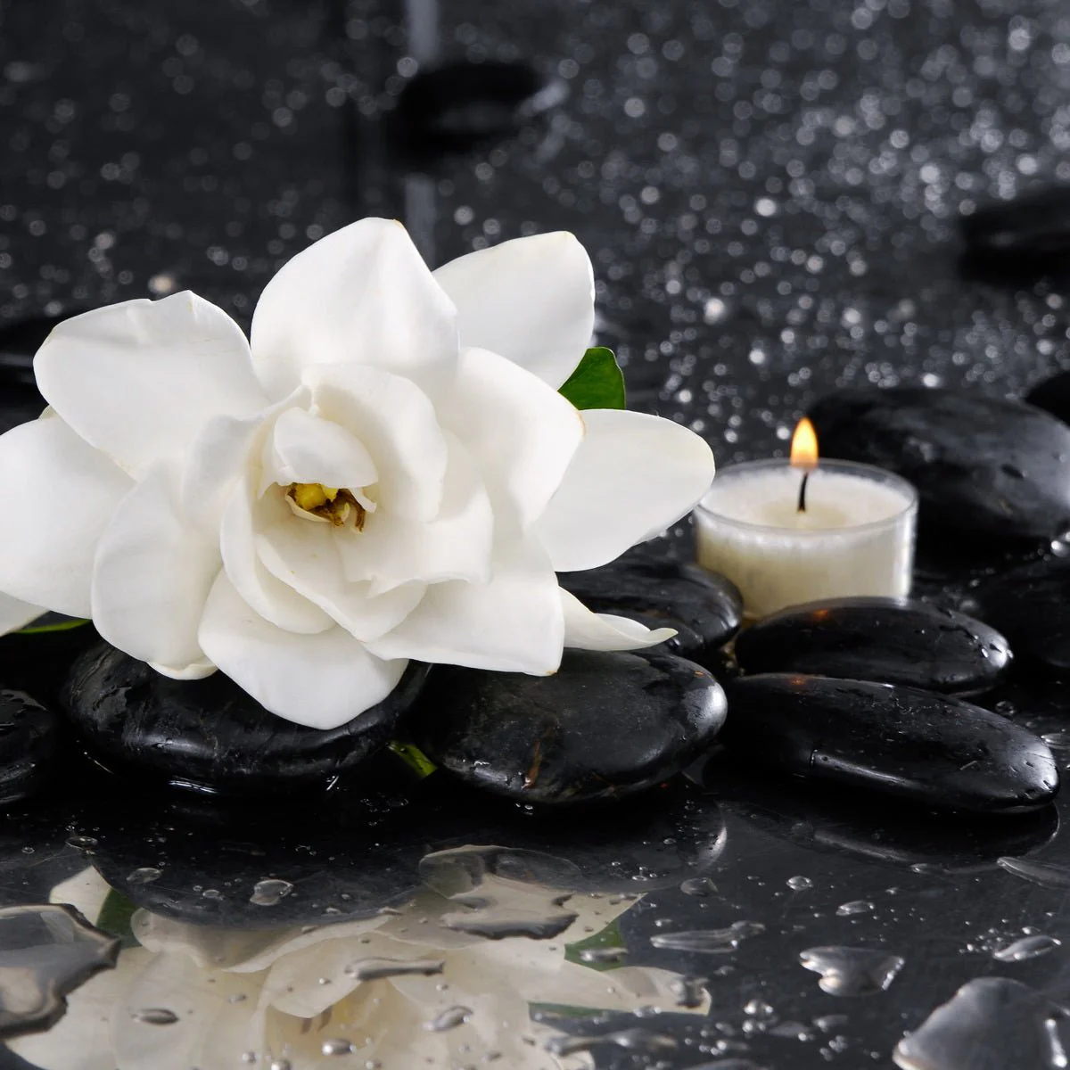 Zen Spa Canvas Wall Art – 80 x 80 x 2.5 cm - Image 3
