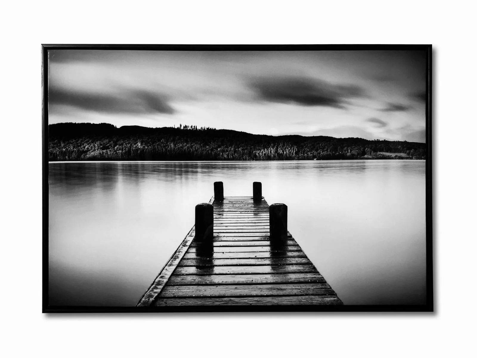 Lauren Taylor - Abstract Canvas Print Lake Scene 60x90 - Image 2