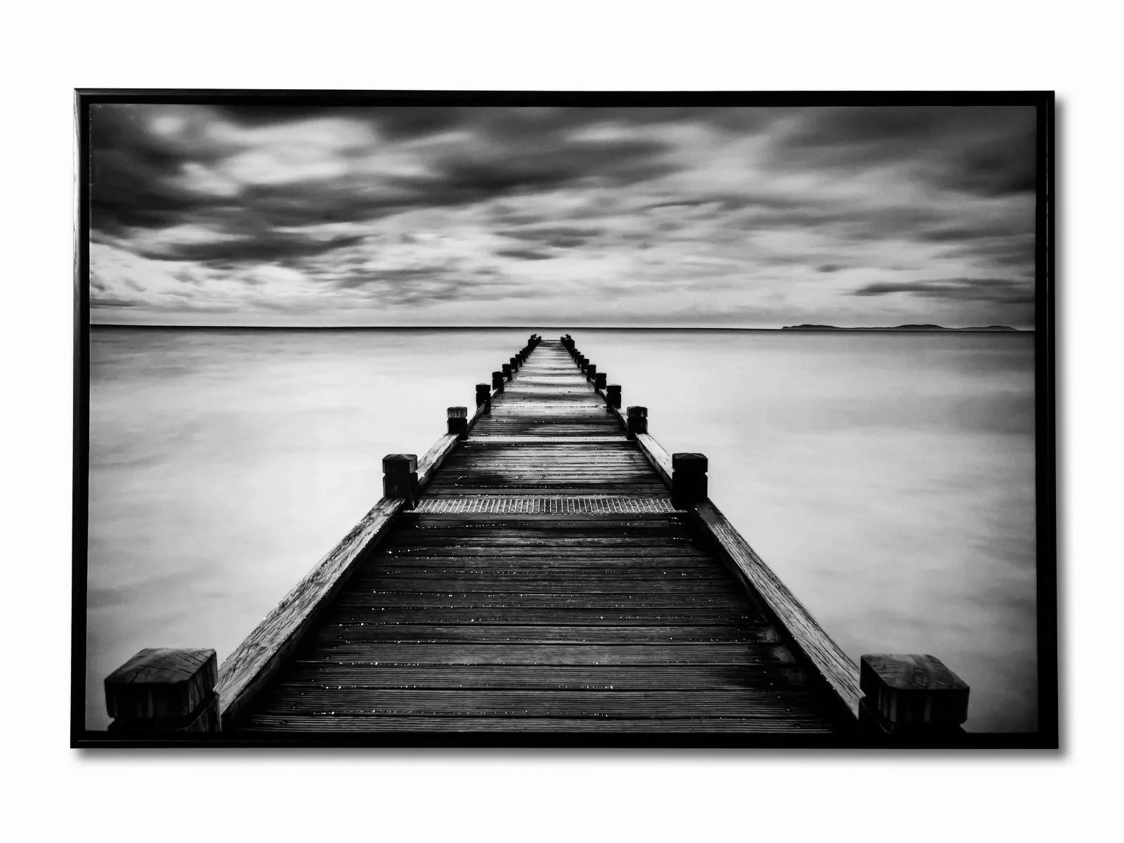 Lauren Taylor - Abstract Canvas Print Lake Scene 60x90 - Image 3