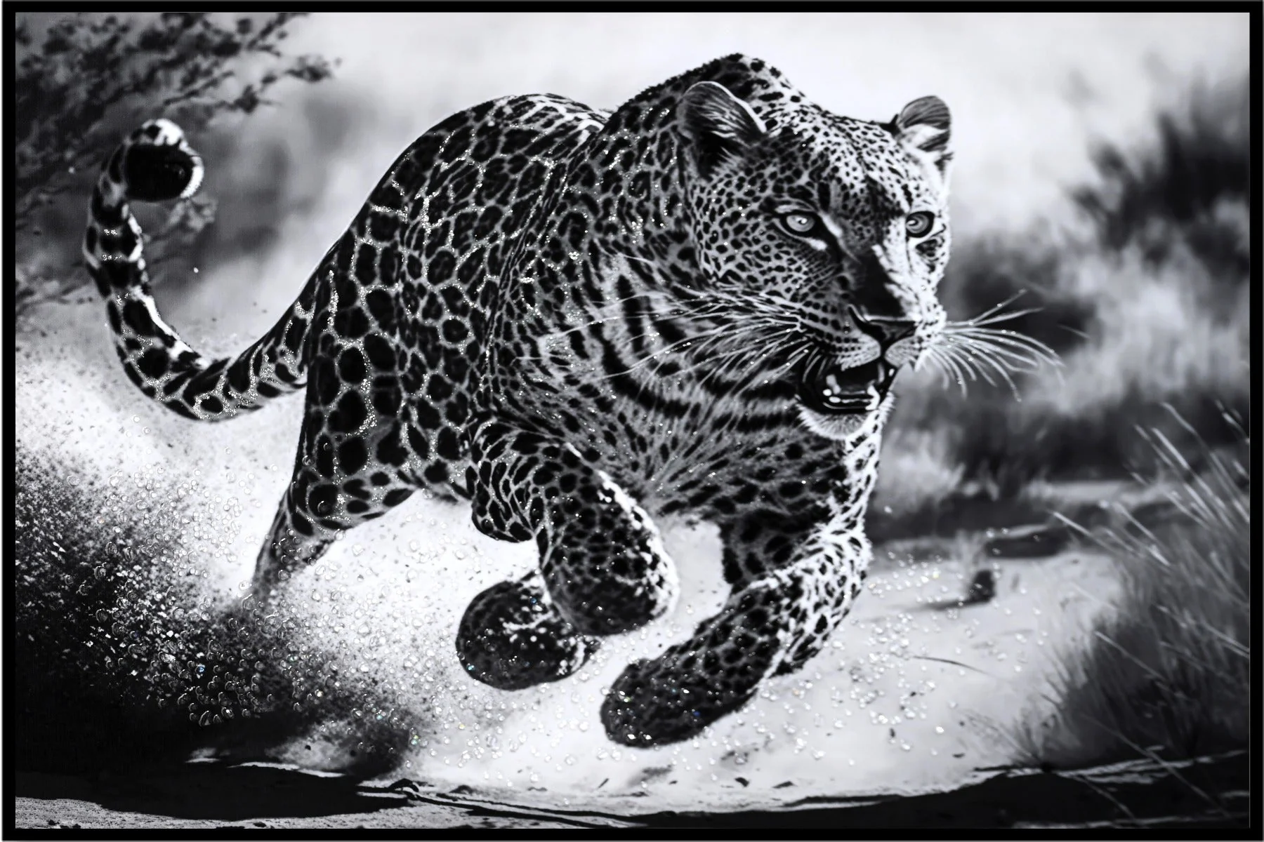 LAUREN TAYLOR - Animal canvas 62X92X4 CM