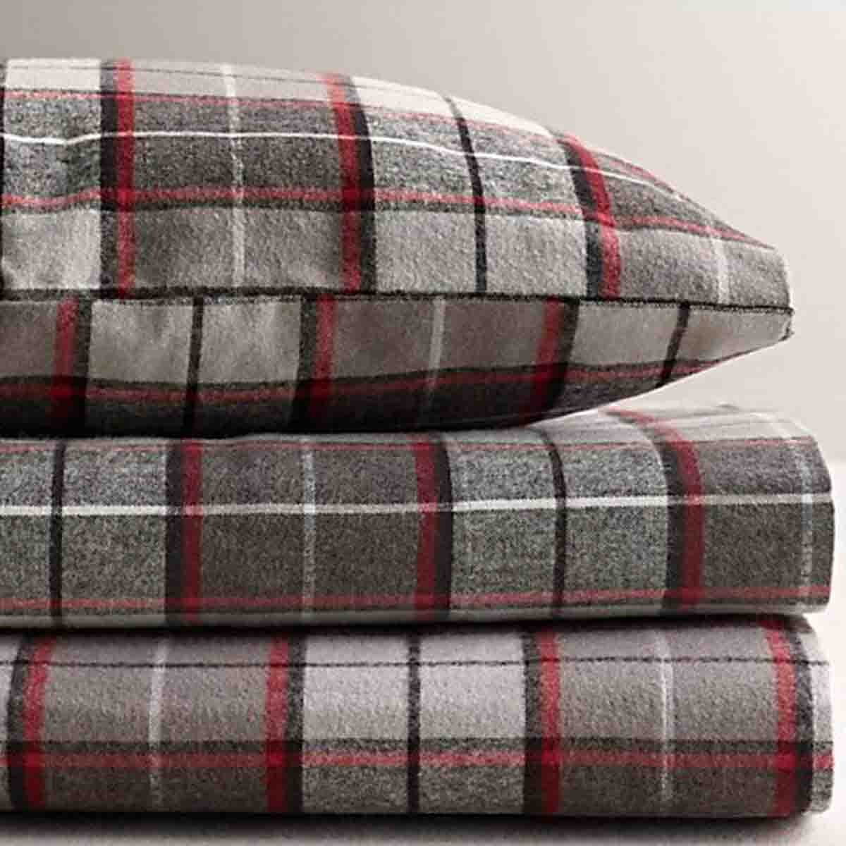 Lauren Taylor - Flannel Flat Sheet Printed Assorted