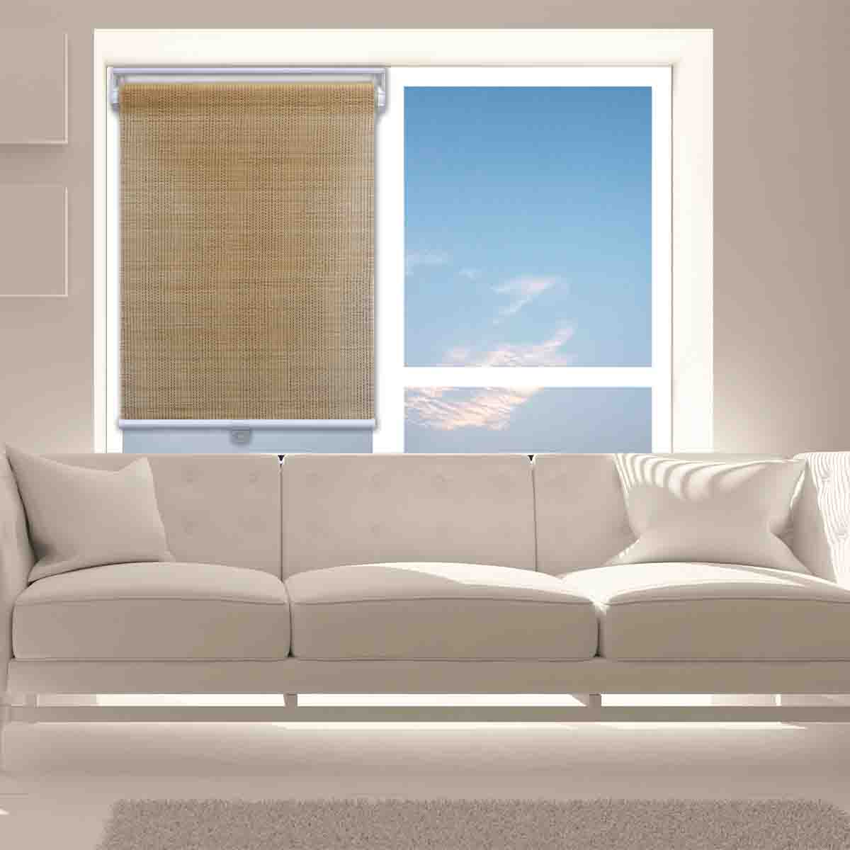 Lauren Taylor - Bamboo Cordless Roller Blind light brown - Image 5