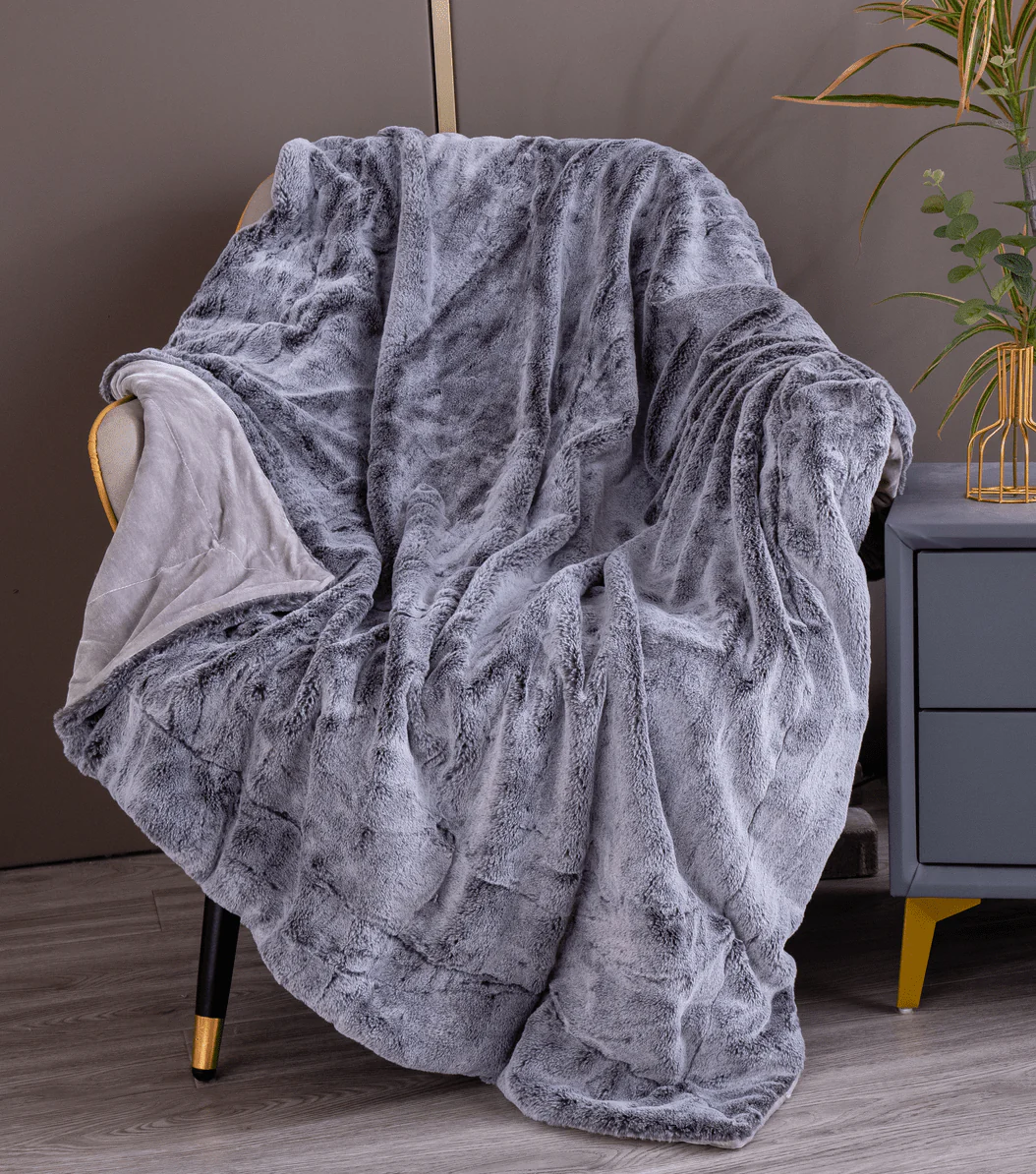 Lauren Taylor - Beatrice Rabbit Fur Throw - Image 2