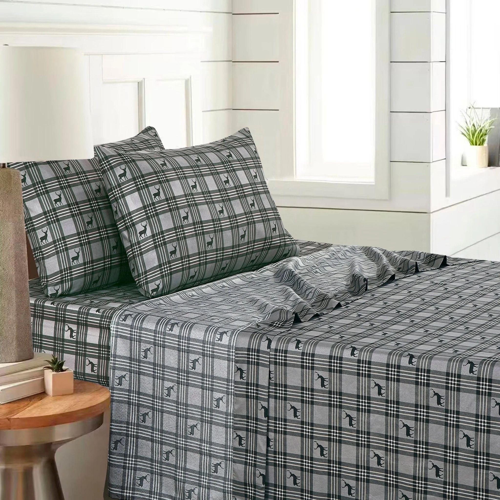 LAUREN TAYLOR - BRAHM Microfiber Sheet Set - Image 6
