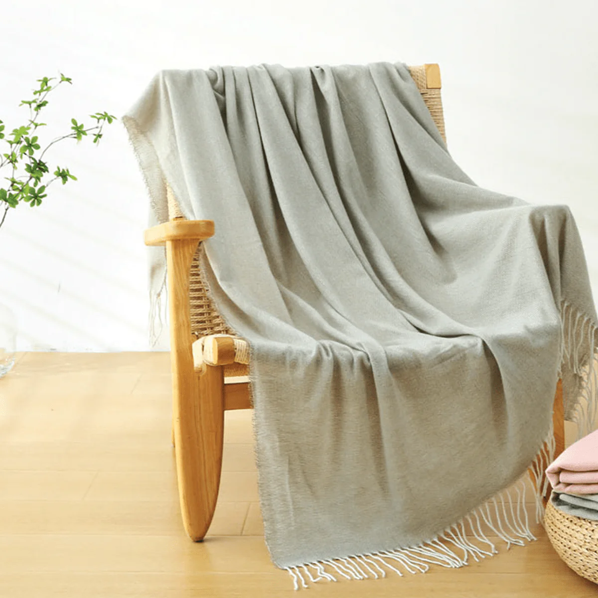Lauren Taylor EVA Melange Acrylic Lightweight Throw