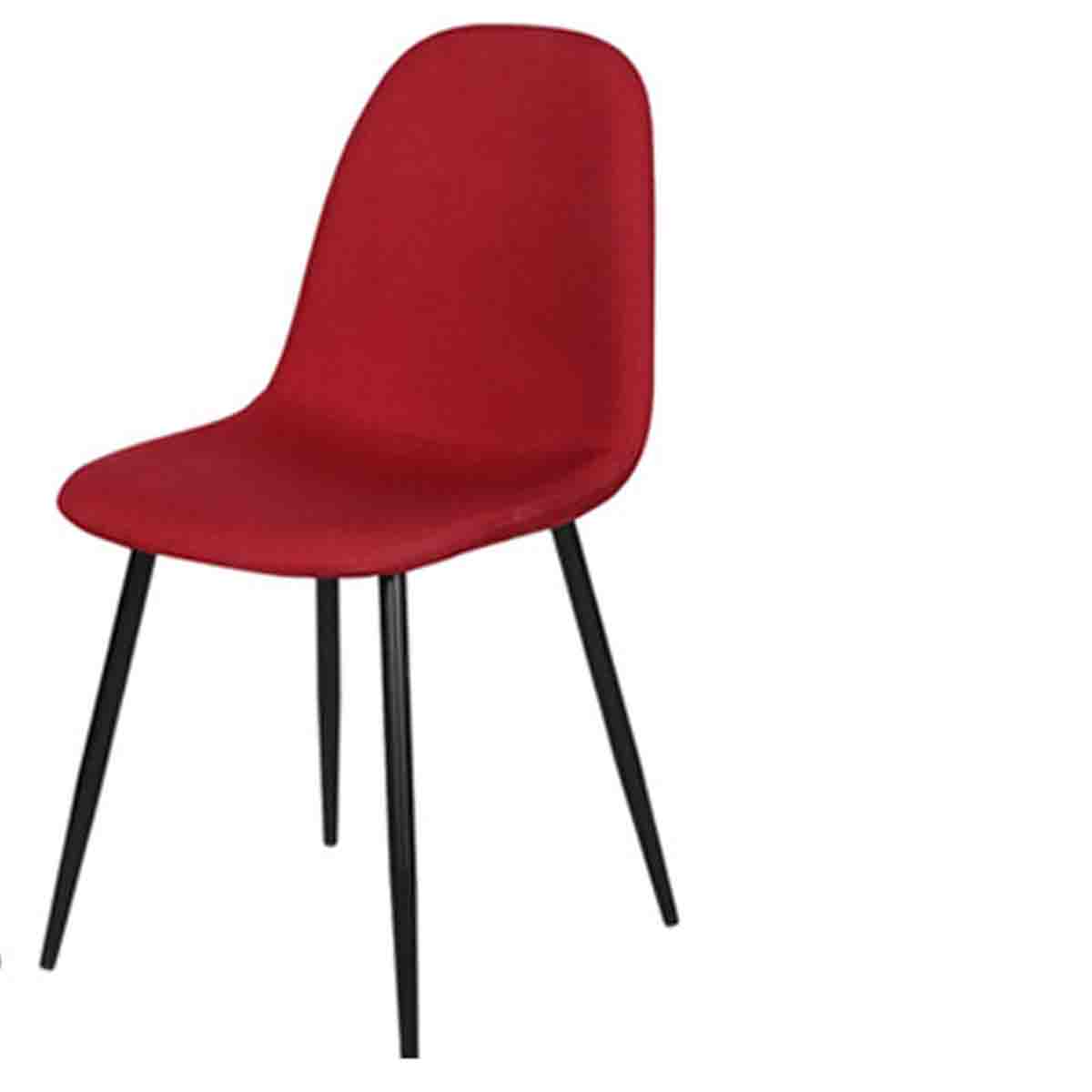 LAUREN TAYLOR - Fabric Dining Chair with Metal Legs - Image 4
