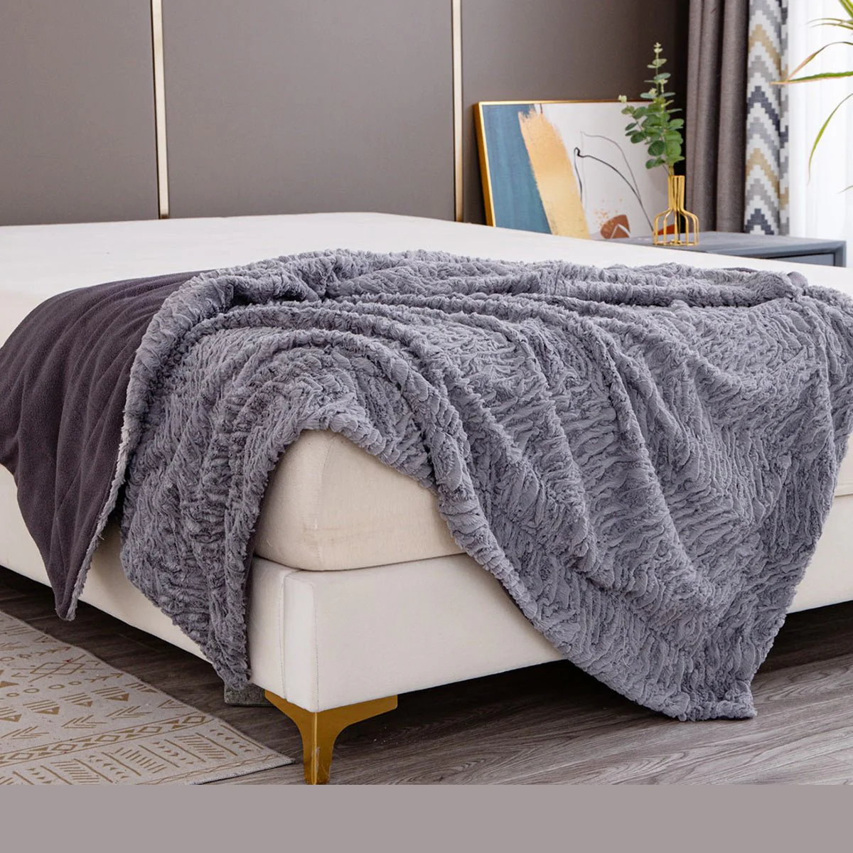 Lauren Taylor - Kensie Pv Fur Throw