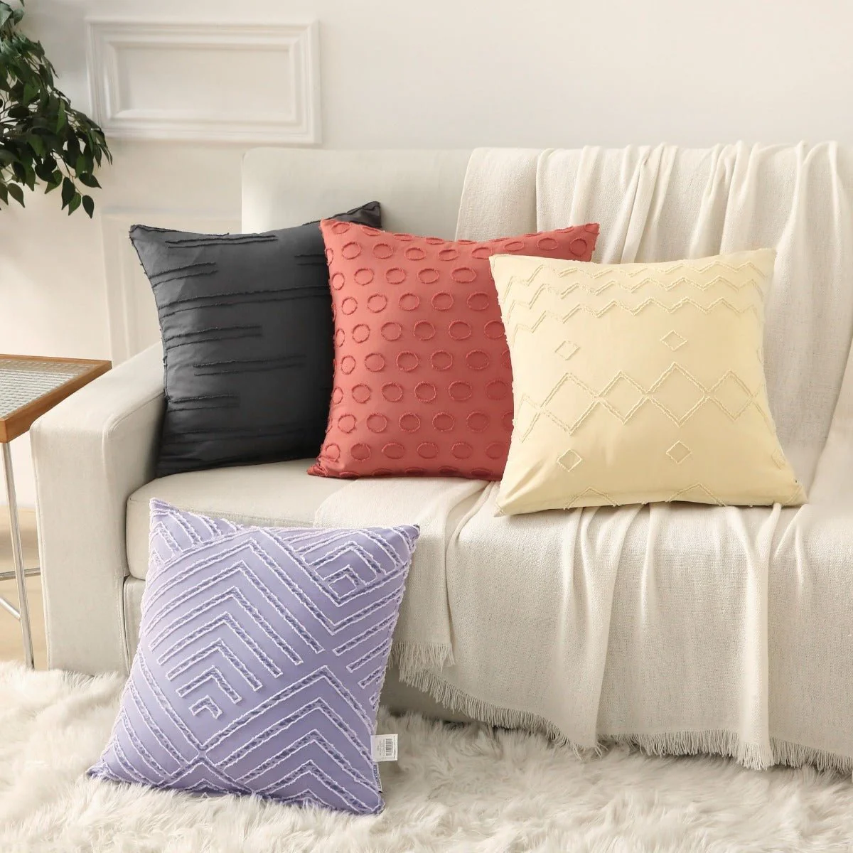 Lauren Taylor - Pietro 2pk Tufted Cushions - Image 2