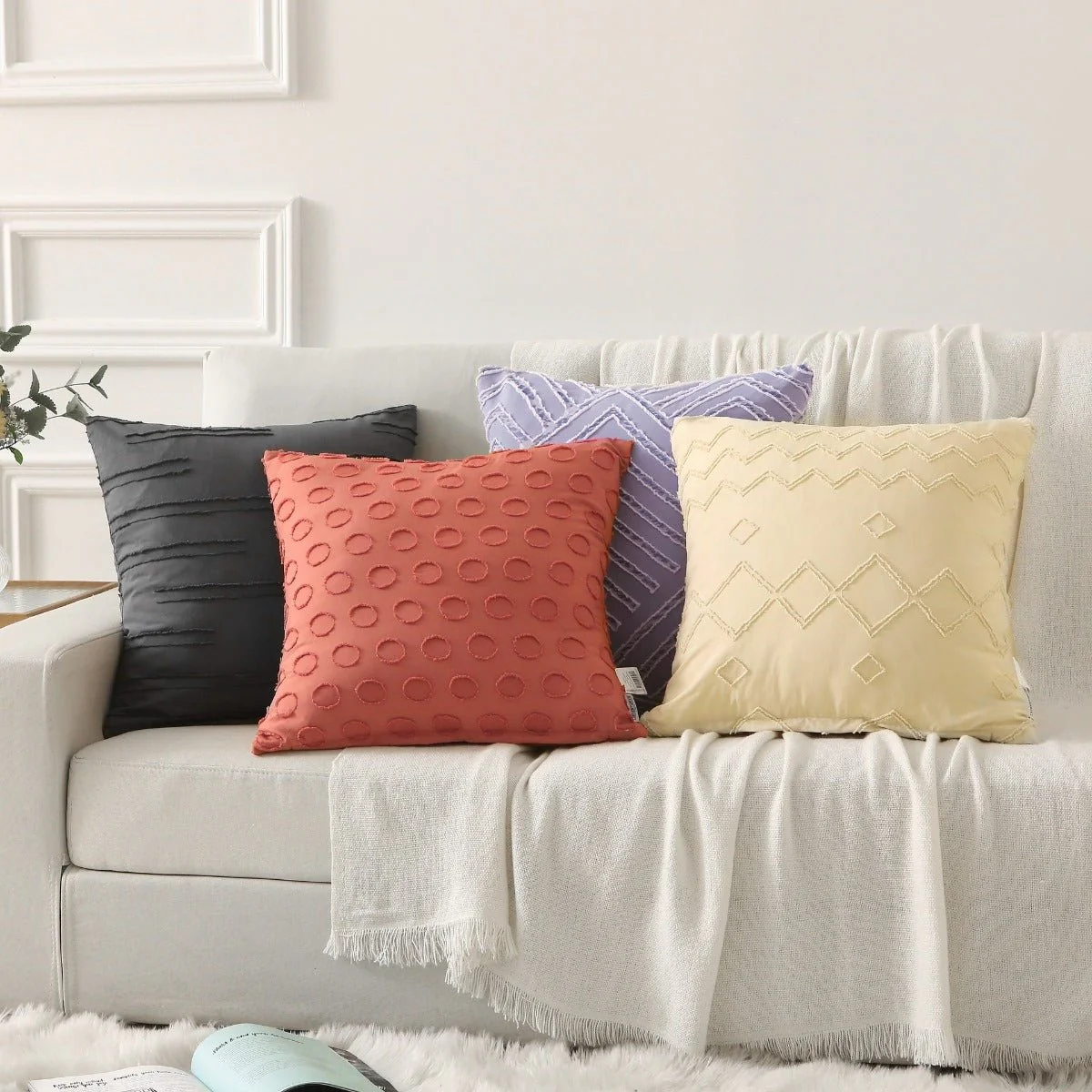 Lauren Taylor - Pietro 2pk Tufted Cushions - Image 3