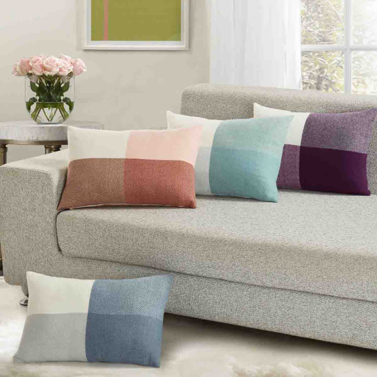 Laurent Taylor - Gemma Plaid Soft Woven Cushion
