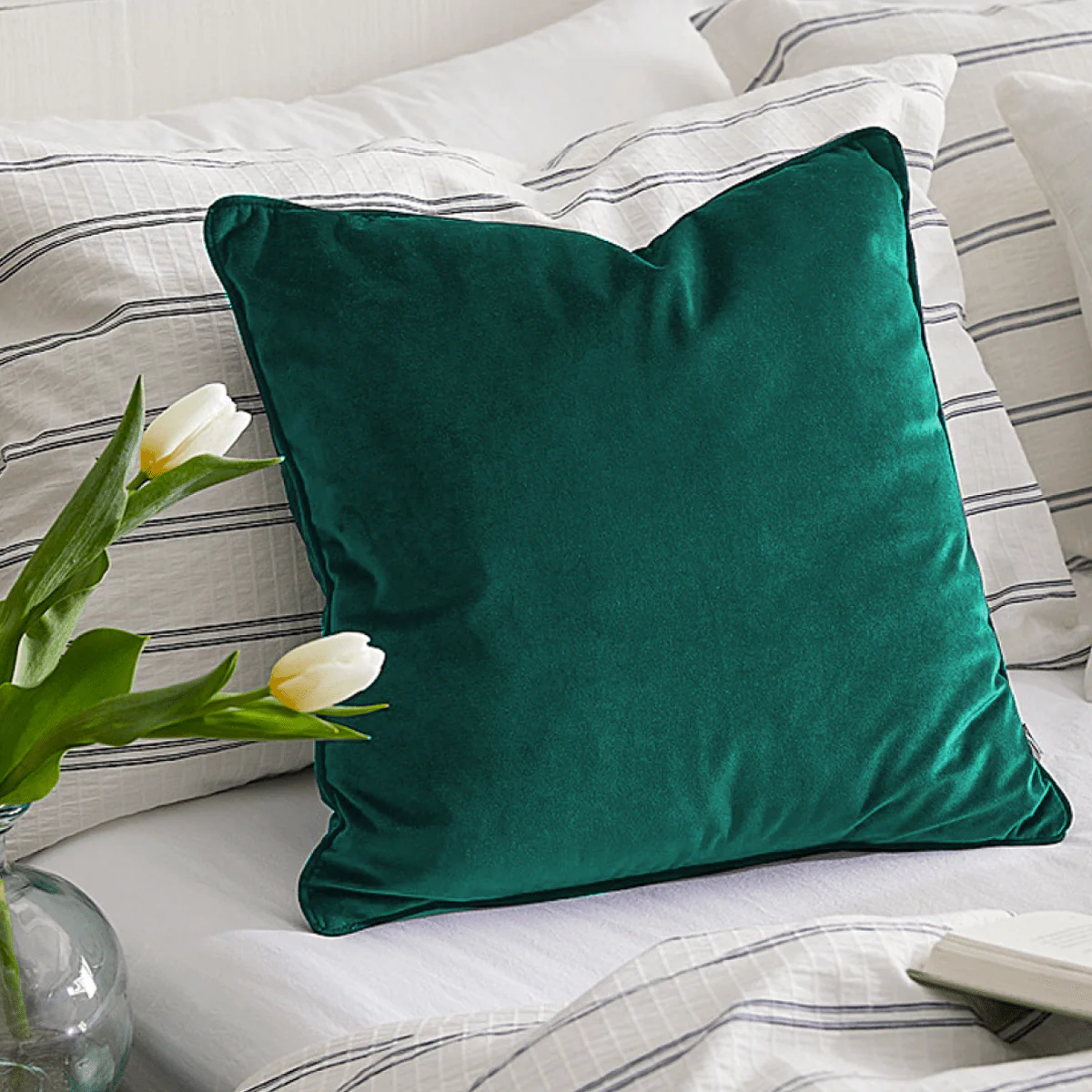 Layla- Velvet Cushion 18x18 Invisible Zipper