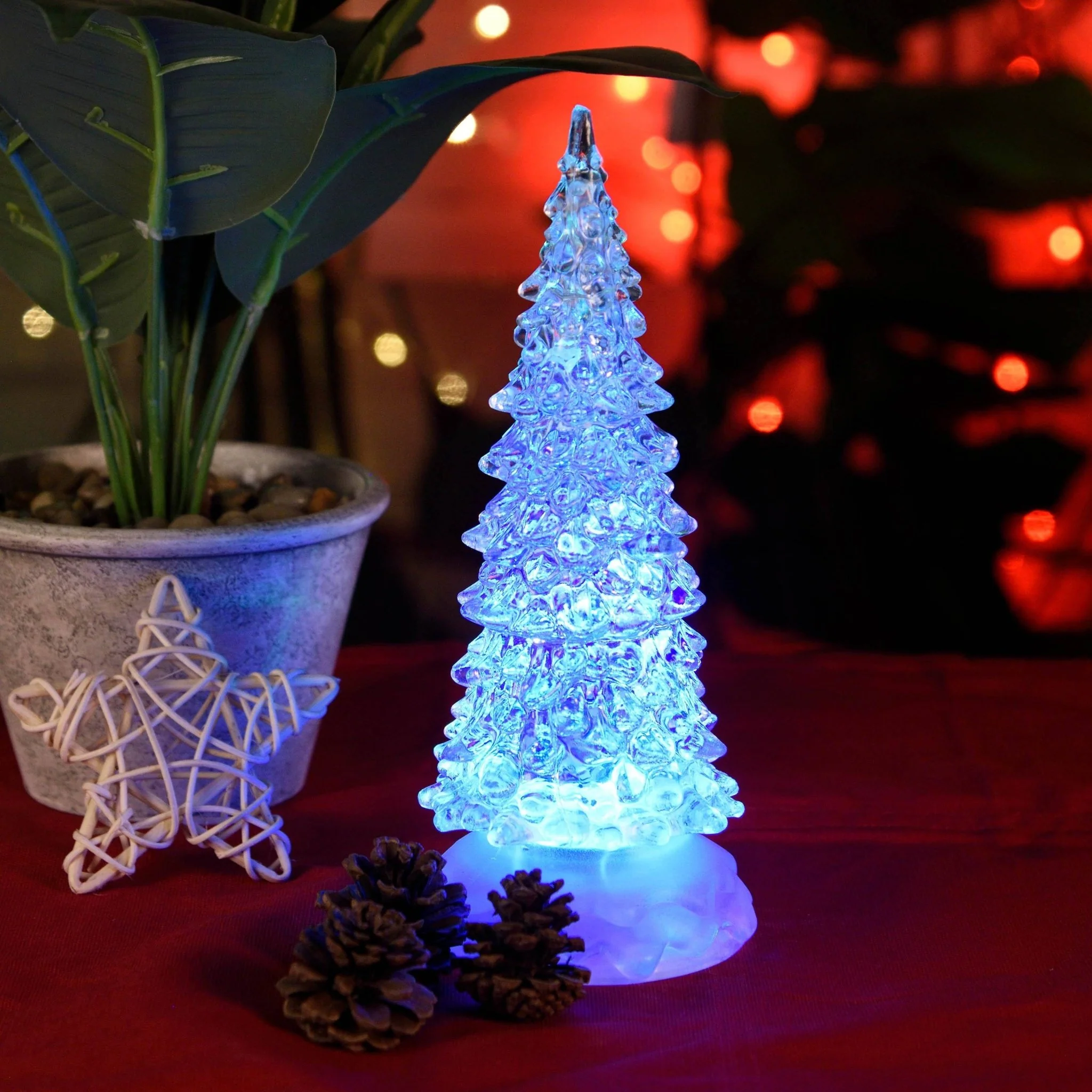 LED Glitter Tree | 21.5 cm - Image 3