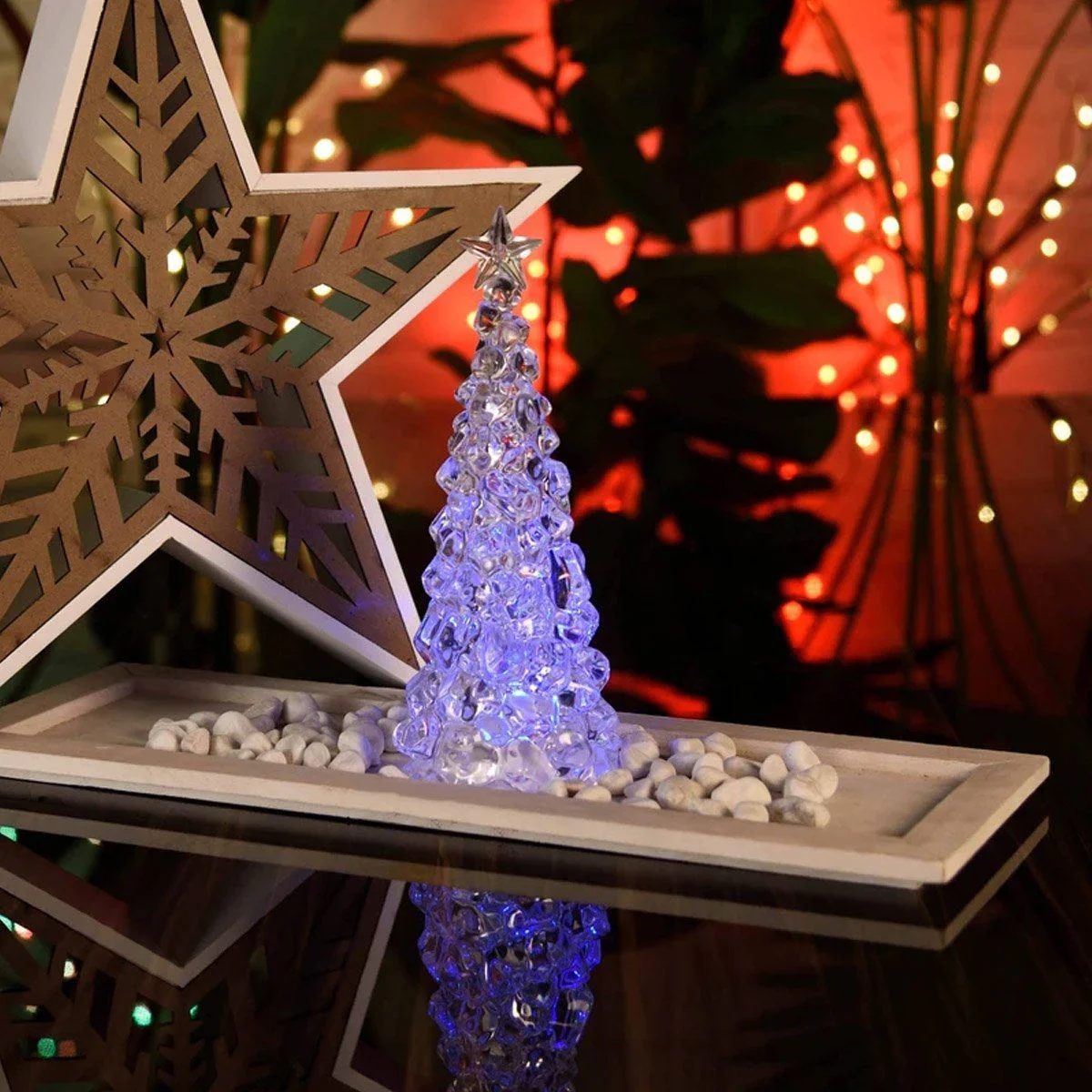 LED Glitter Tree | 30 cm
