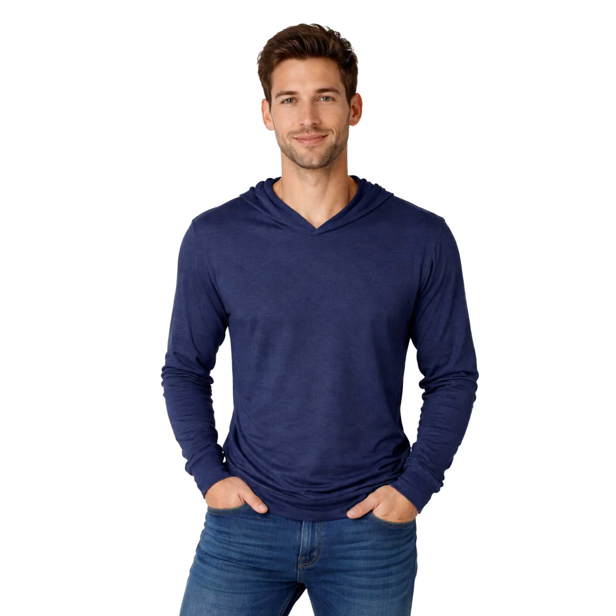 Lightweight Long-Sleeve Hooded Top - Image 3