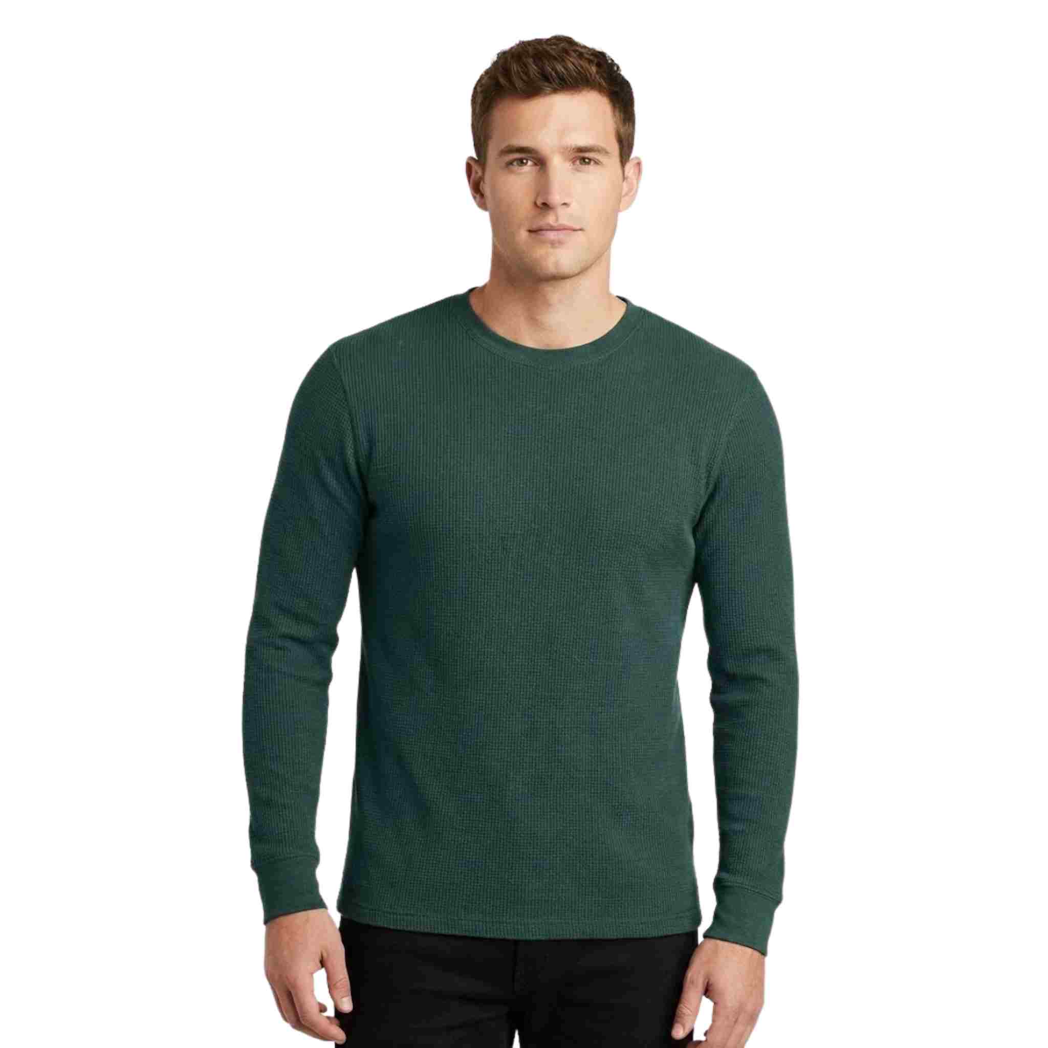 Long-Sleeve Textured Knit Top