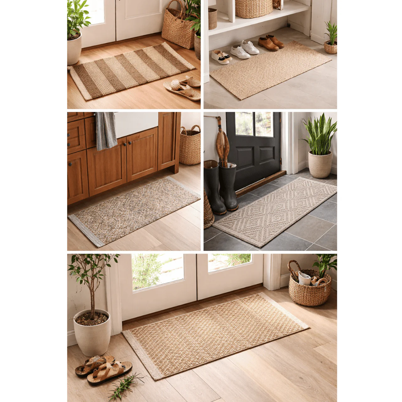 Manali Jute & Cotton Door Mat