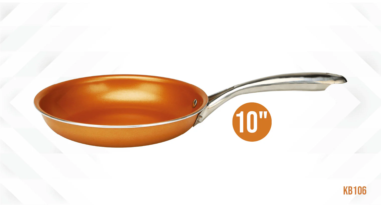 MASSIMO | 10" (25.5 cm) Copper Frying Pan - Image 2