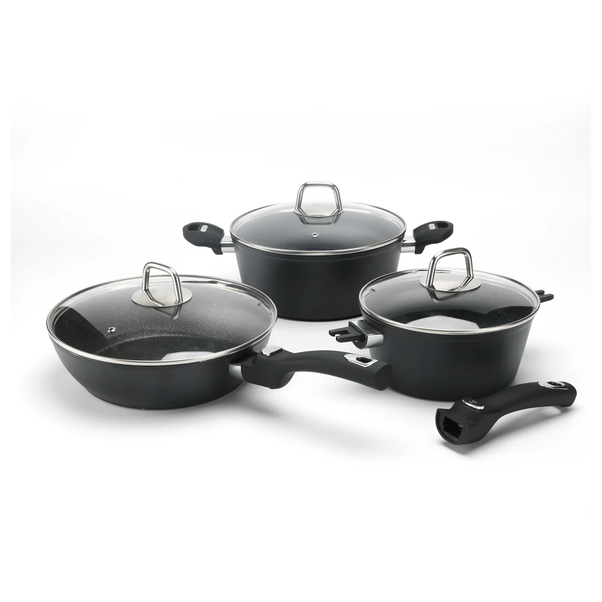 Massimo | 12-Piece Cookware Set - Black Rock Series - Image 6