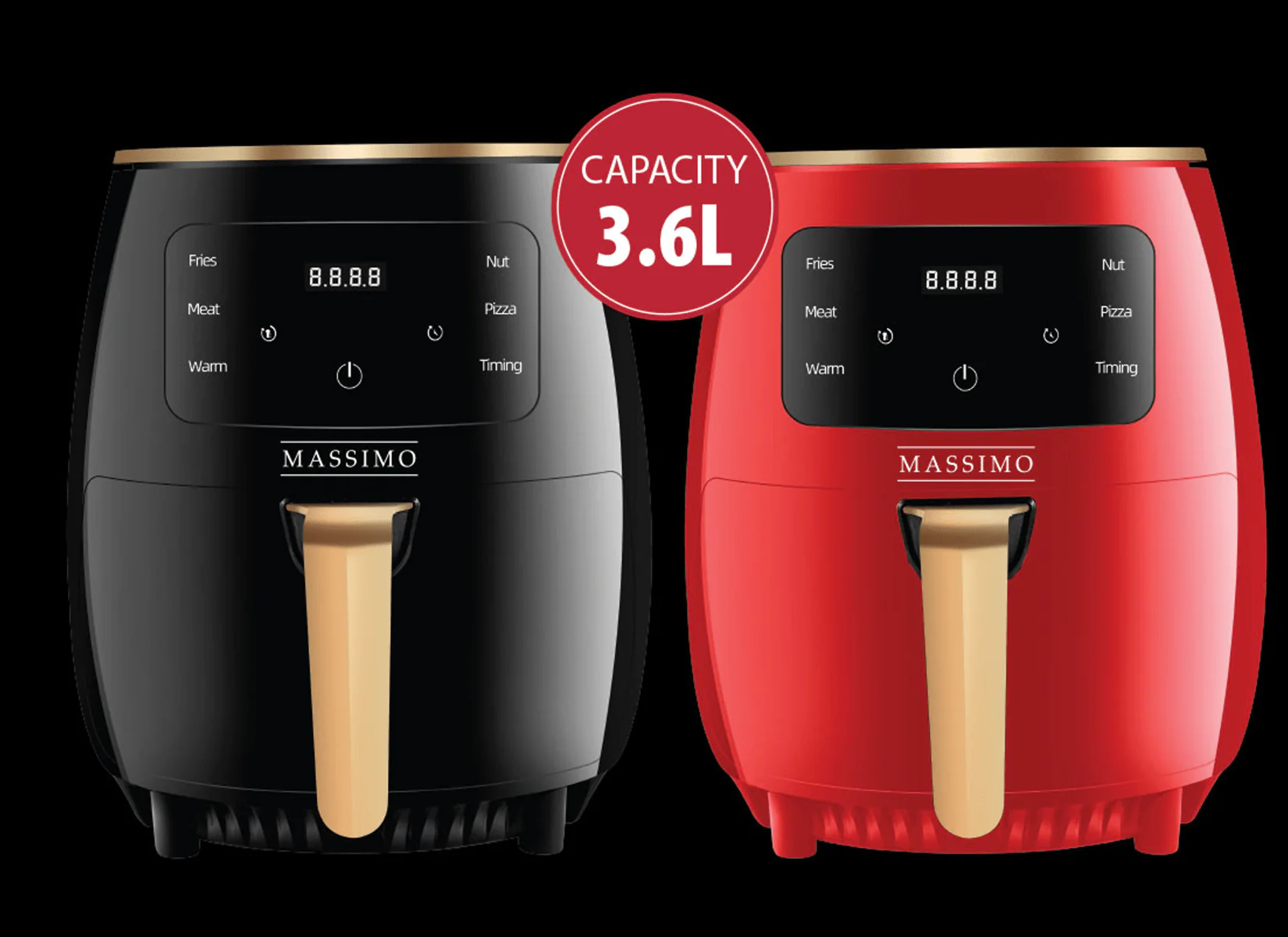 Massimo - Air Fryer 3.6l Digital Control - Image 3