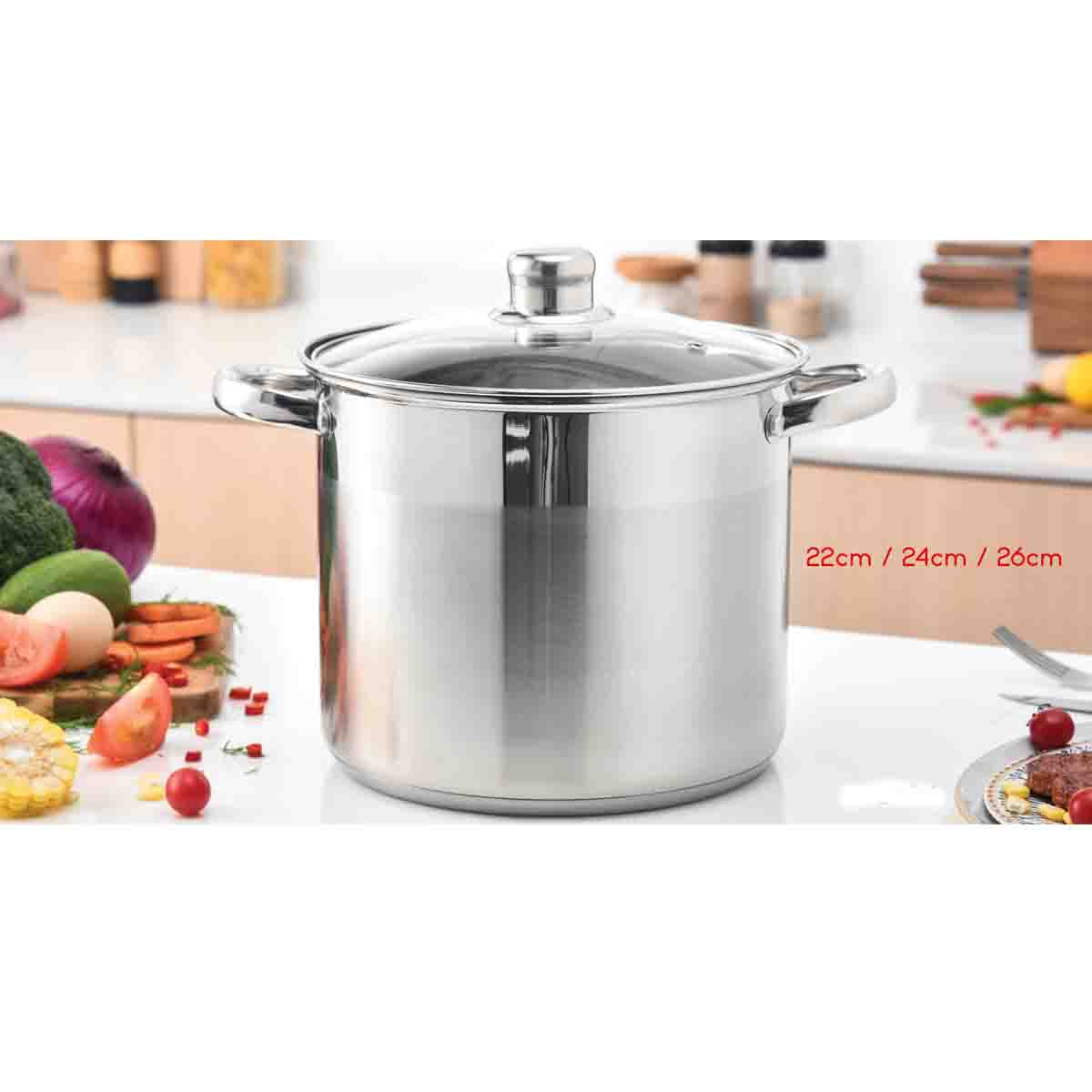 MASSIMO-Stockpot with Lid - Image 3