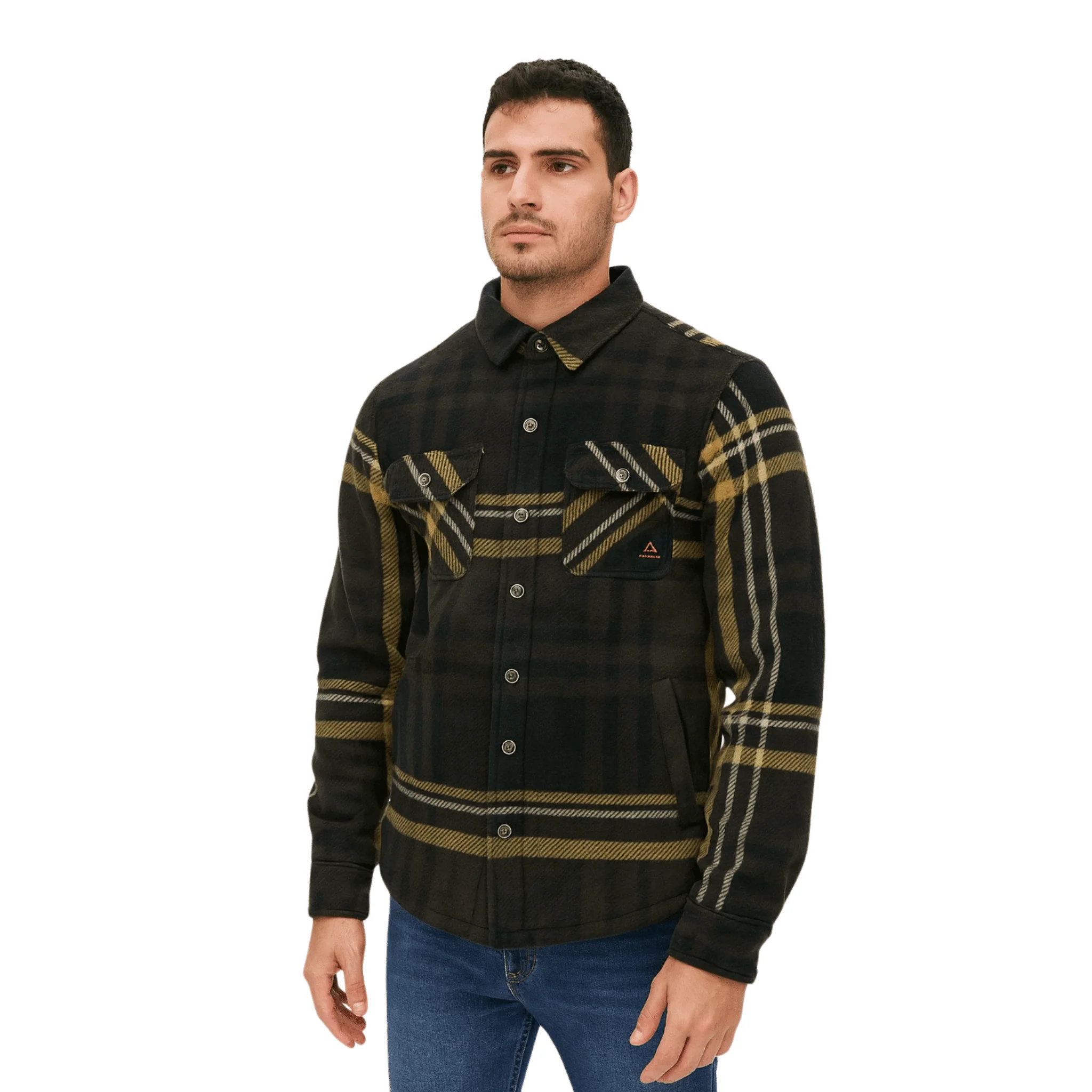 Men’s Plaid Flannel Overshirt - Image 3