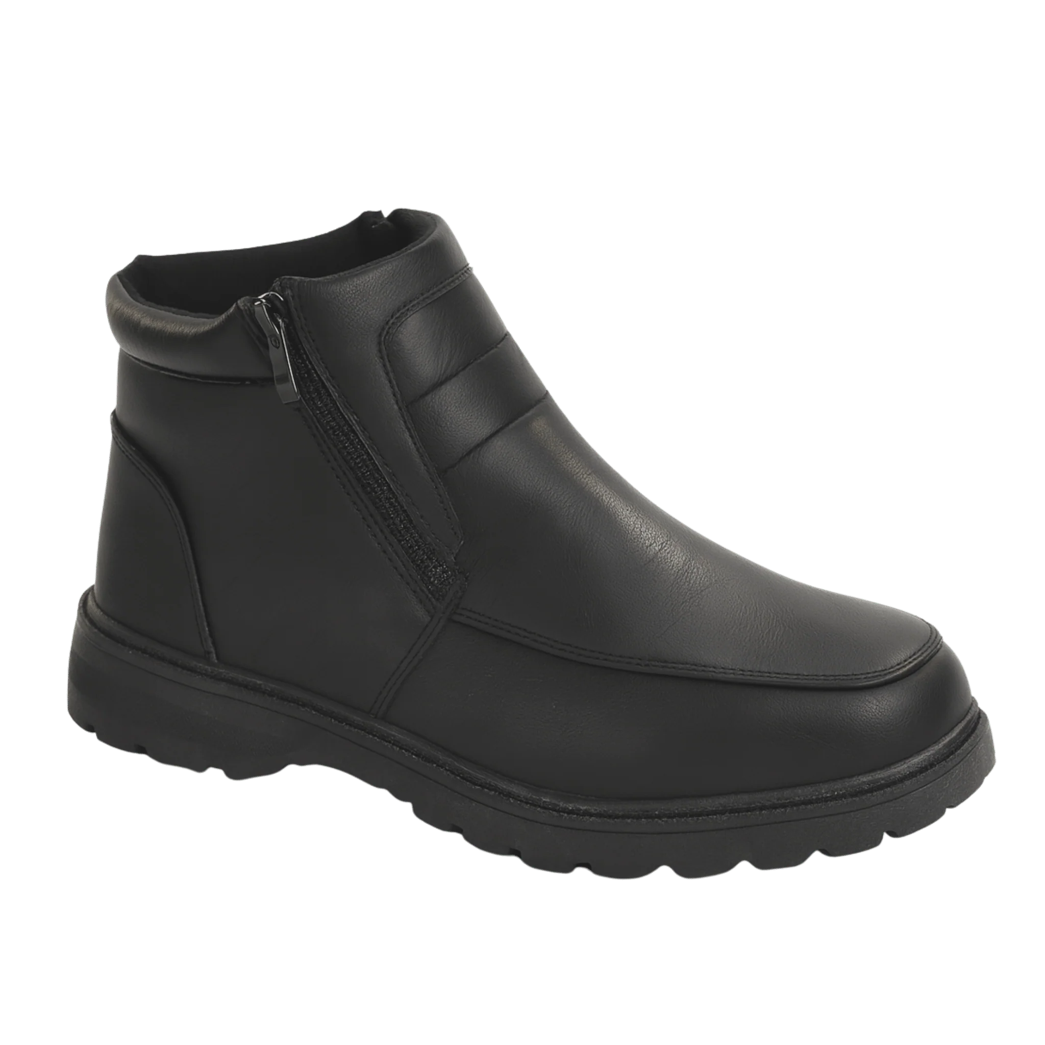 Men’s Everyday Comfort Ankle Boot with Side Zipper