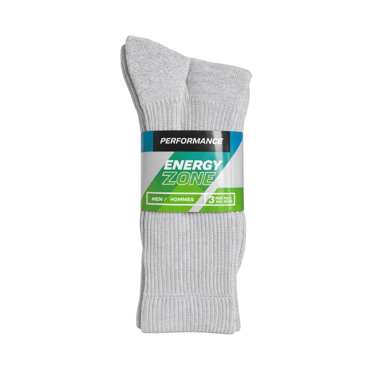 Menās Performance Crew Socks ā 3-Pack - Image 3